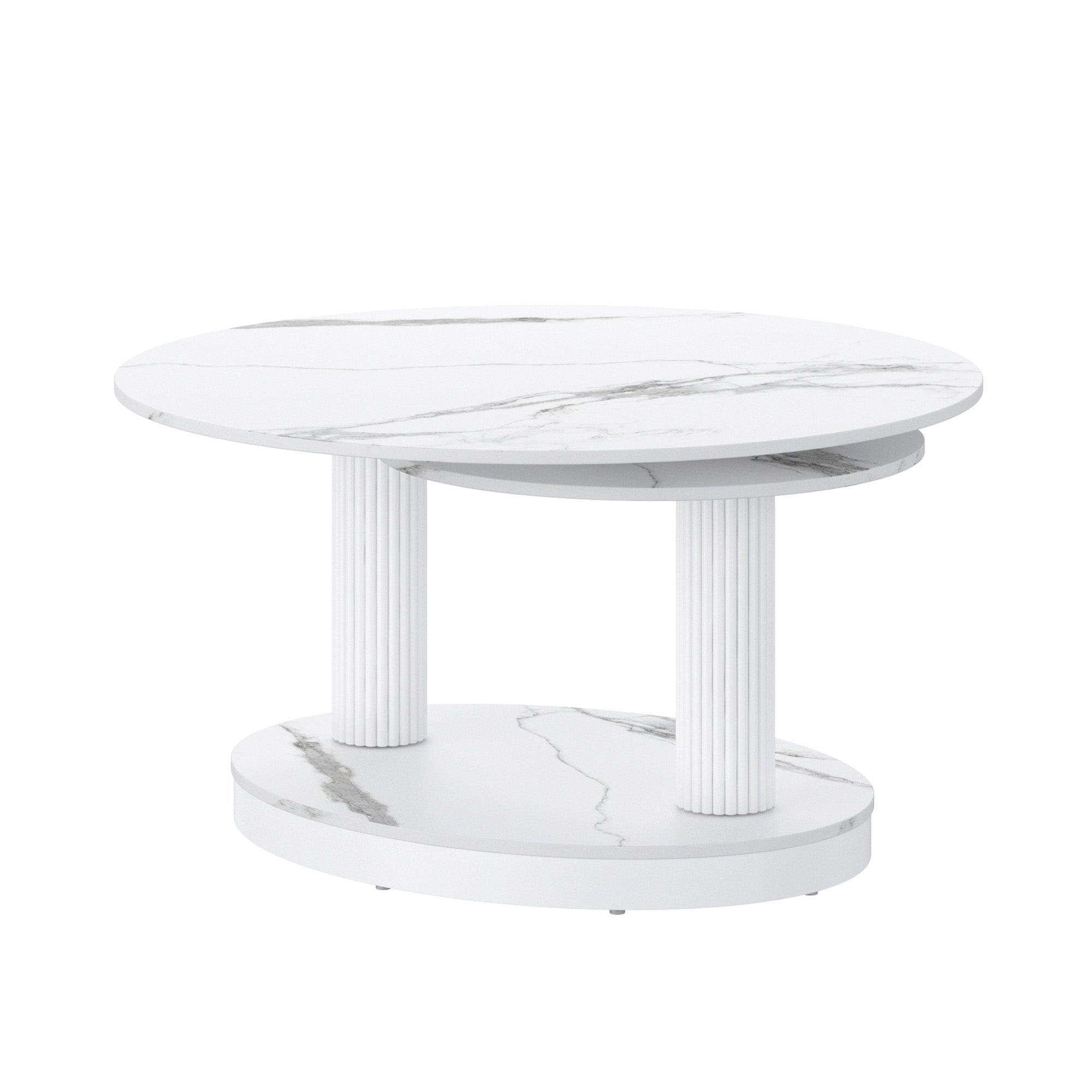 Elara - Coffee Table - White