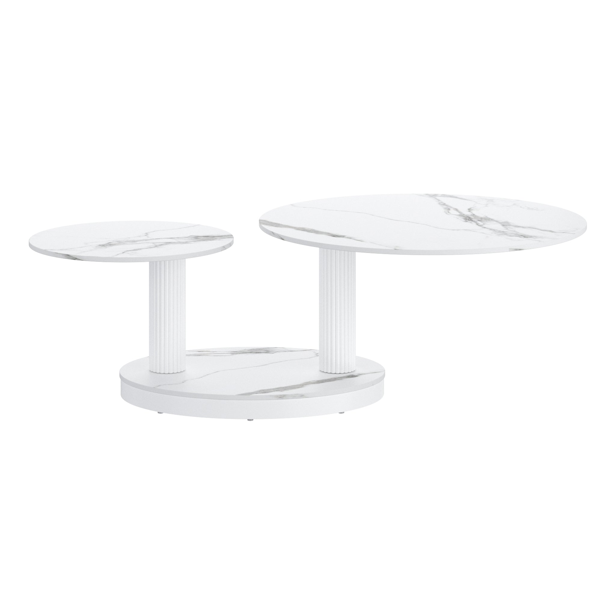 Elara - Coffee Table - White