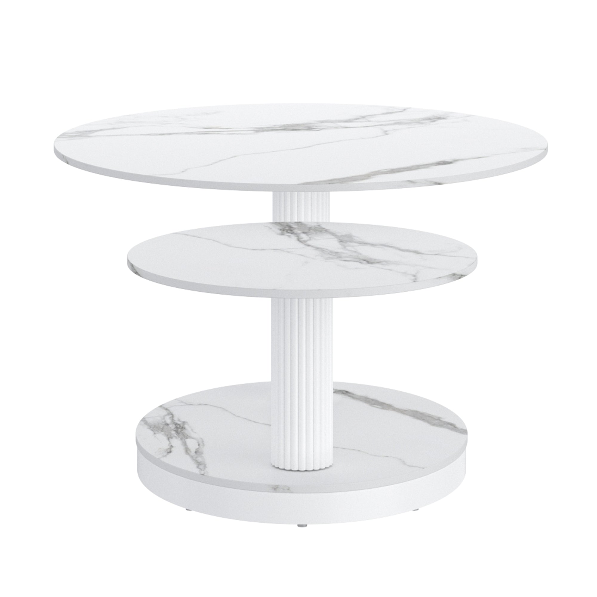 Elara - Coffee Table - White