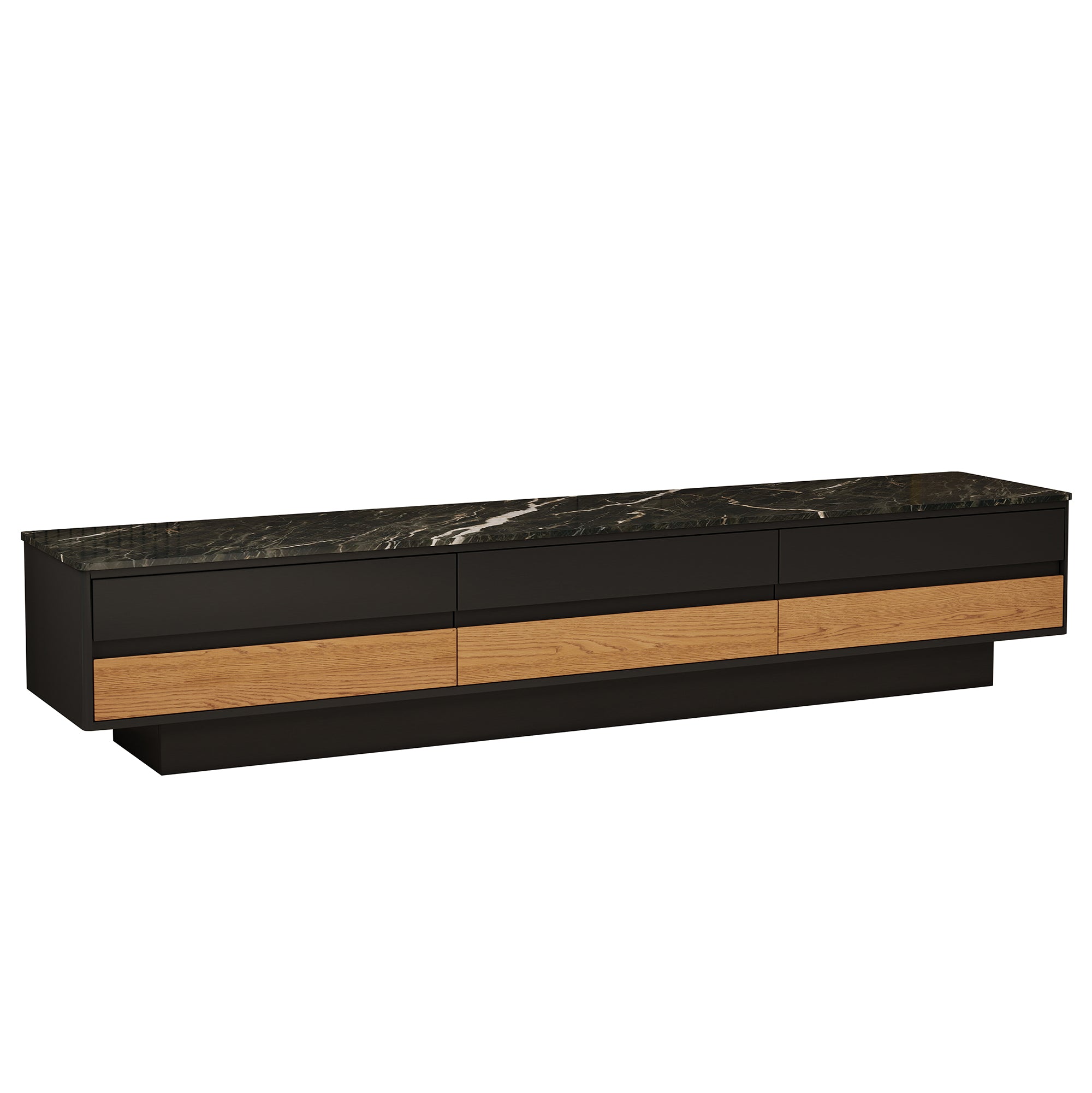 Verona - TV Stand - Black - 78 in