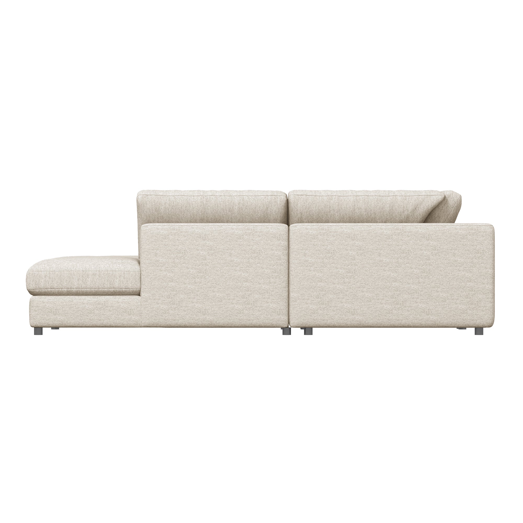 Joelle - Sectional Sofa - Beige Fabric