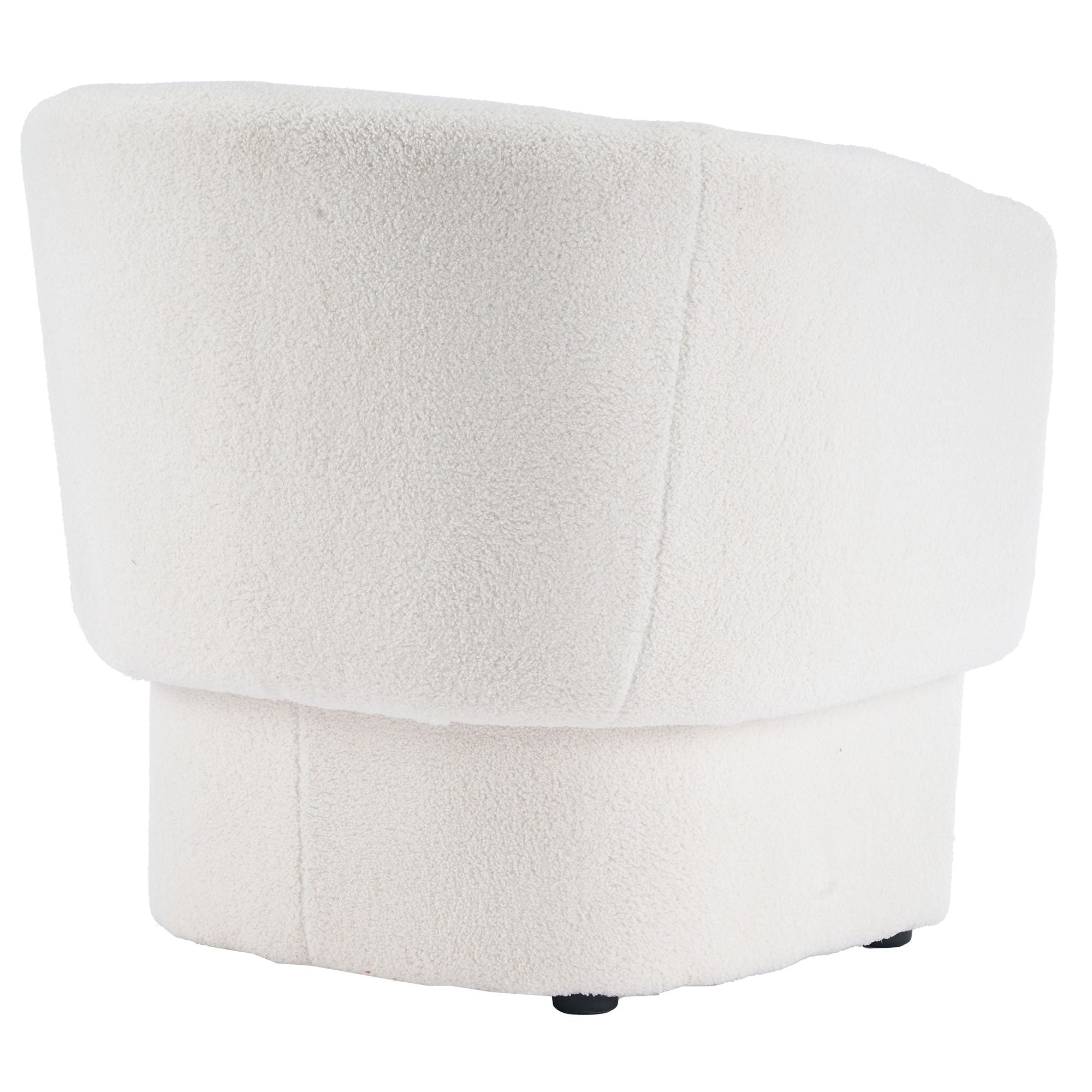 Sheri - Accent Chair - White Bouclé