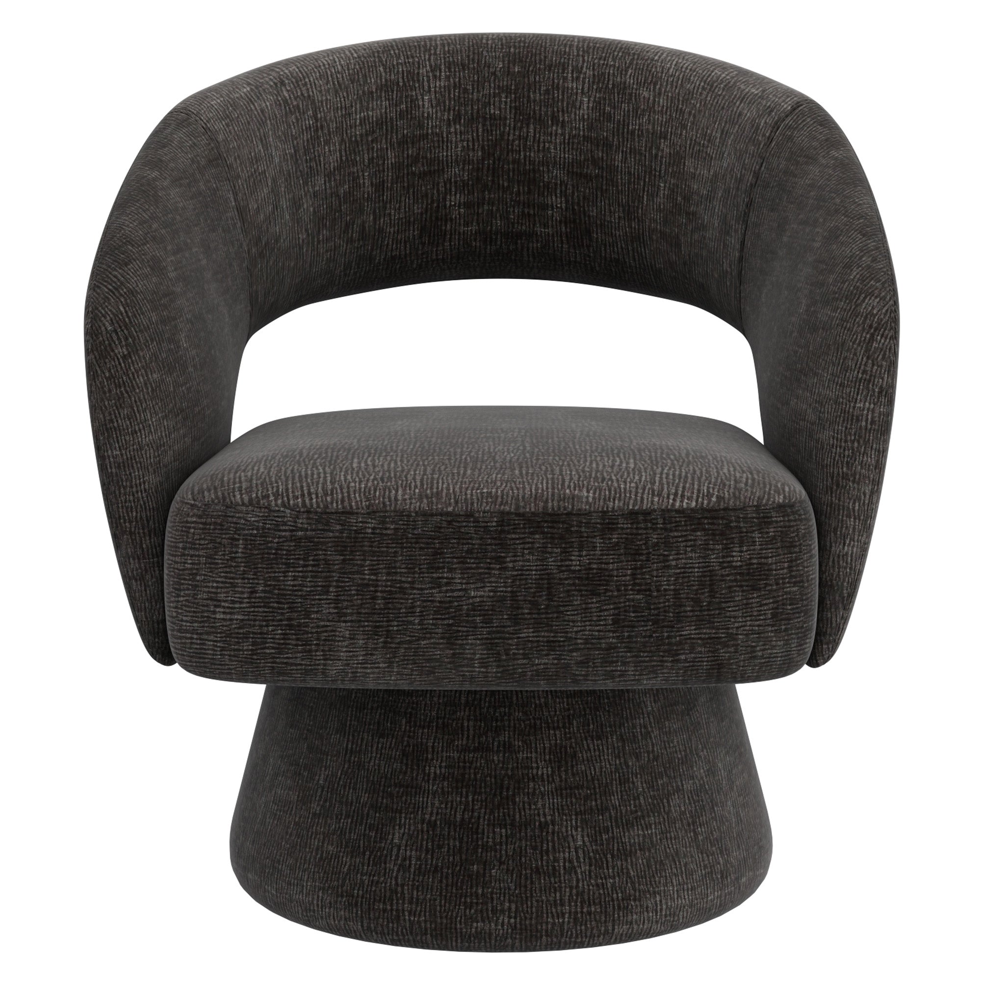 Santo - Chaise d'appoint - Tissu Anthracite