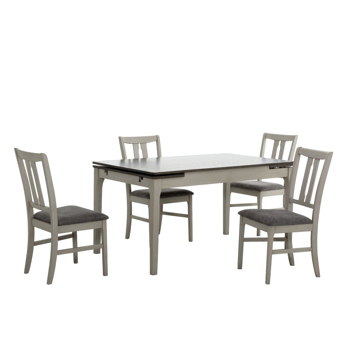 Daven - Extendable Dining Set - Grey