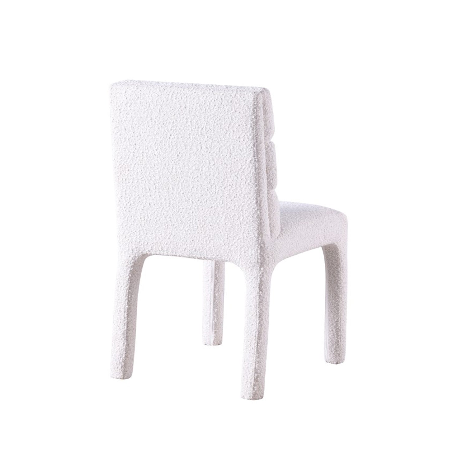 Megara - Dining Chair - Cream Bouclé Fabric