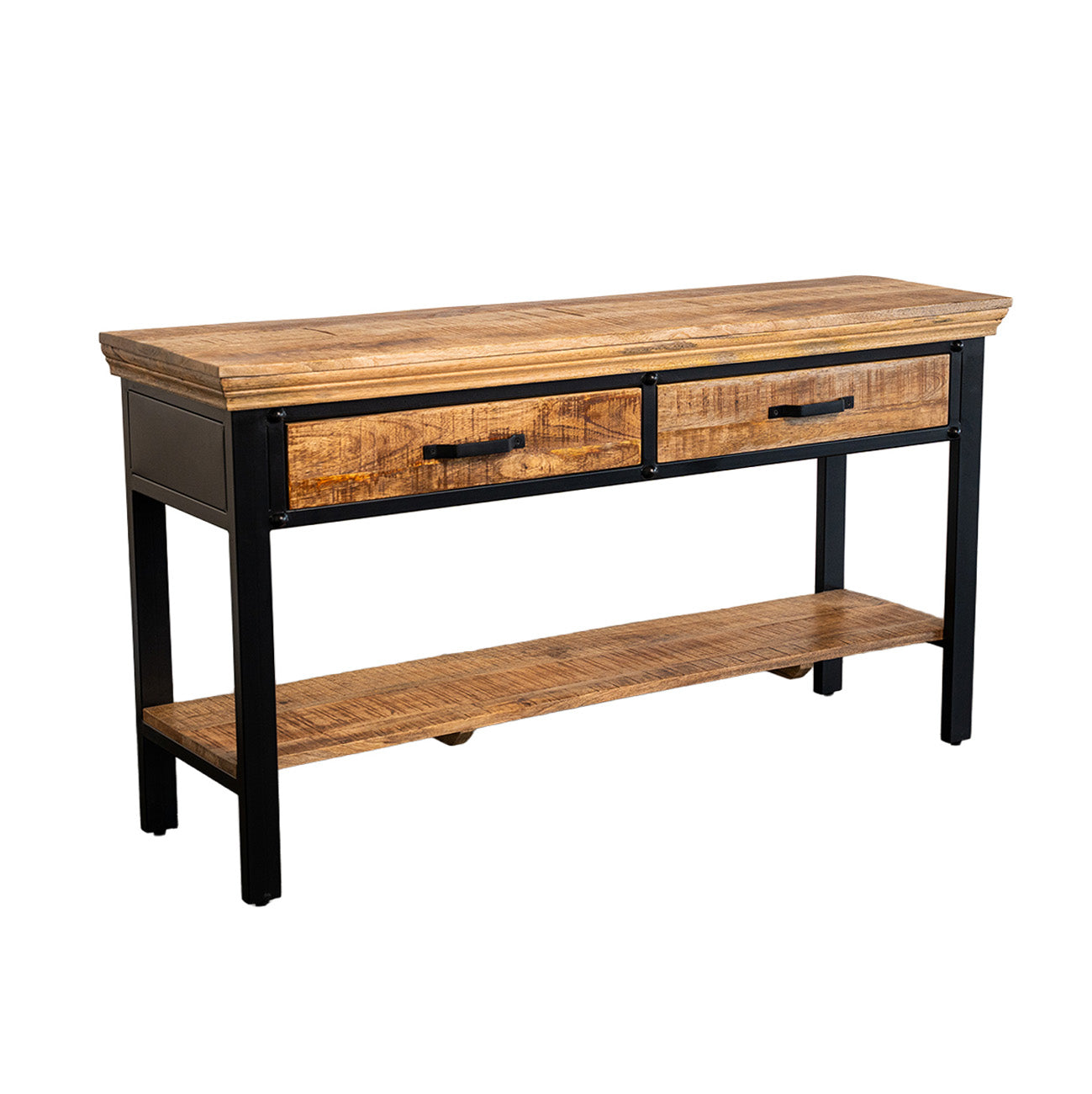 Forge - Console - Bois Massif et Métal