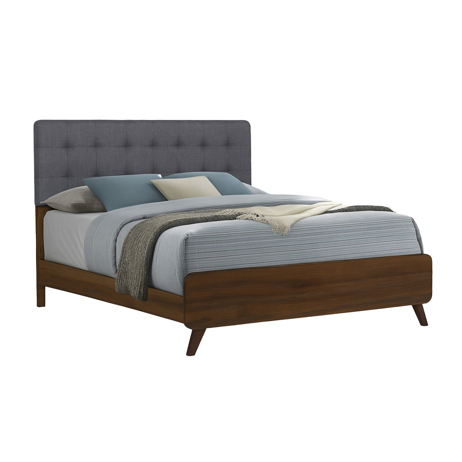 Jolen - Queen Bed - Walnut