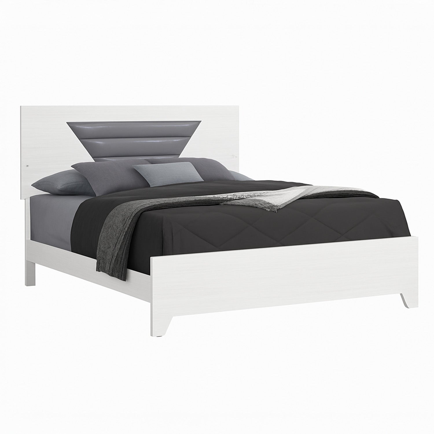 Alessia - Queen Bed - White