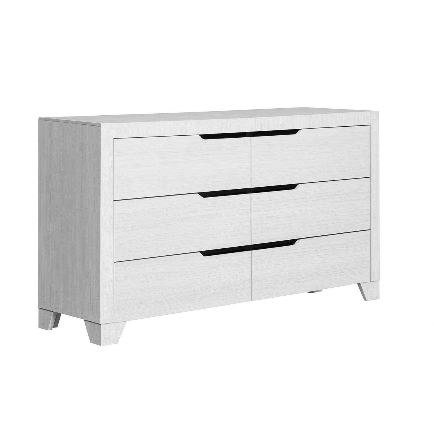 Alessia - 6-Drawer Chest of Drawers - White