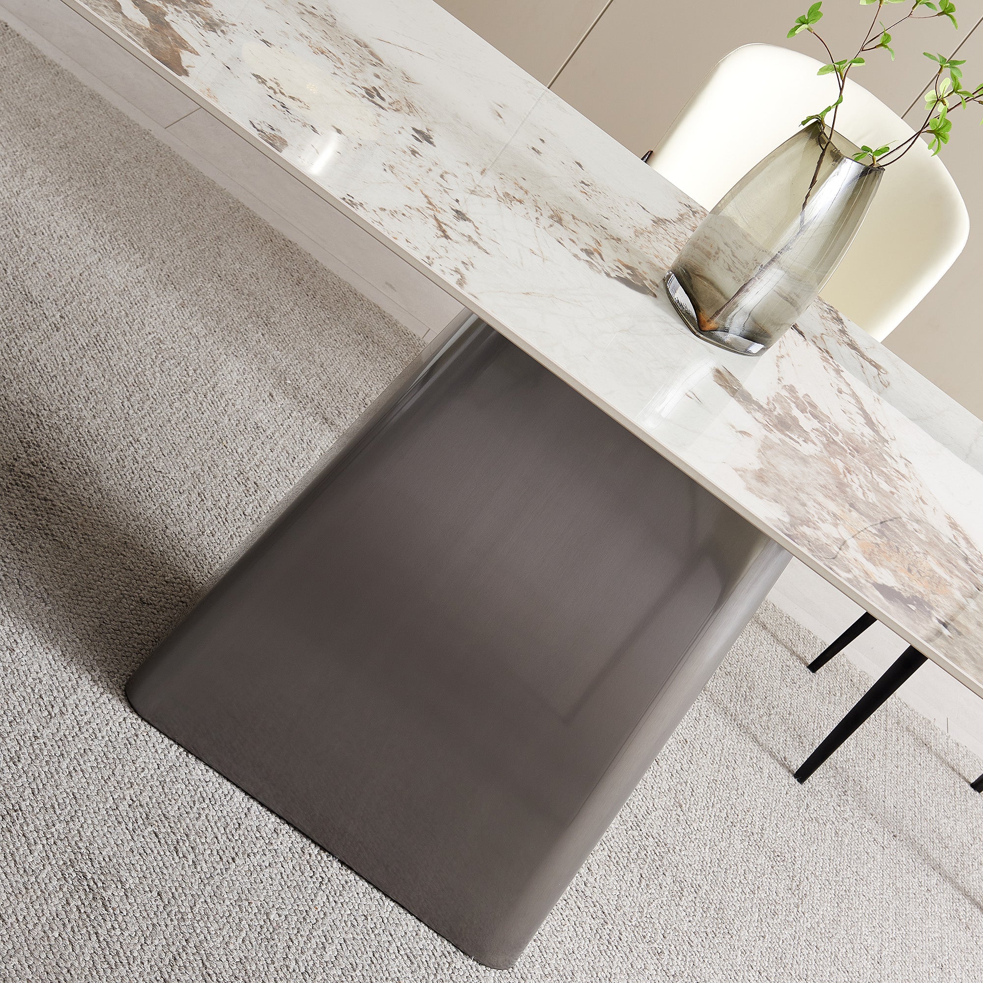 Vittoria - Dining Table - White Ceramic