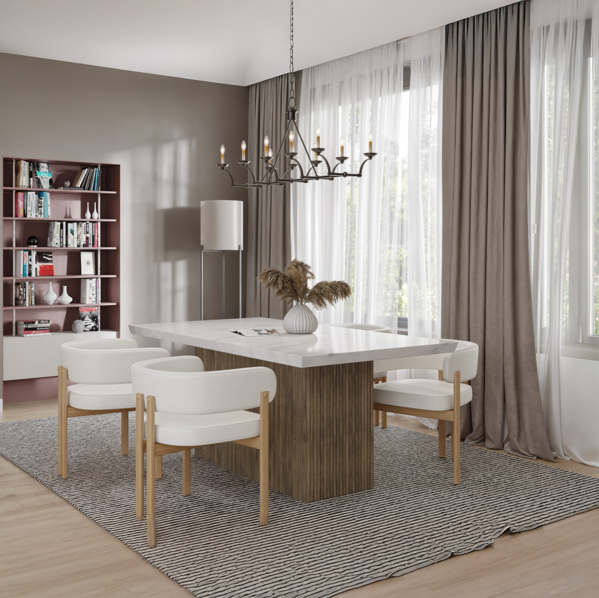 Messa - Dining Table - Grey