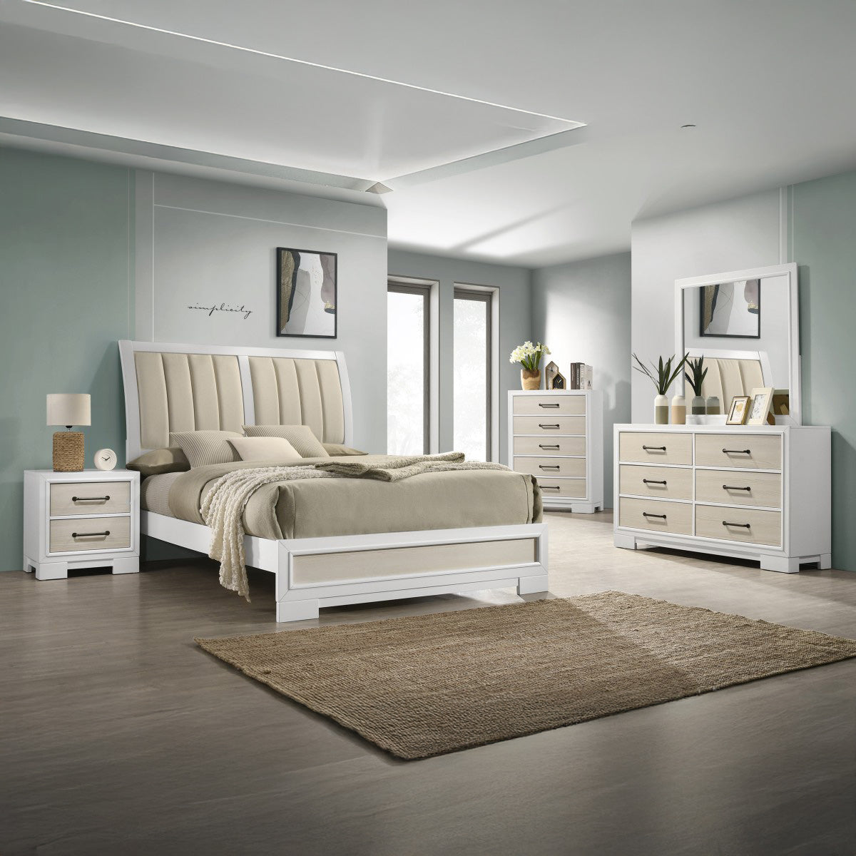 Flora - Bedroom set - White