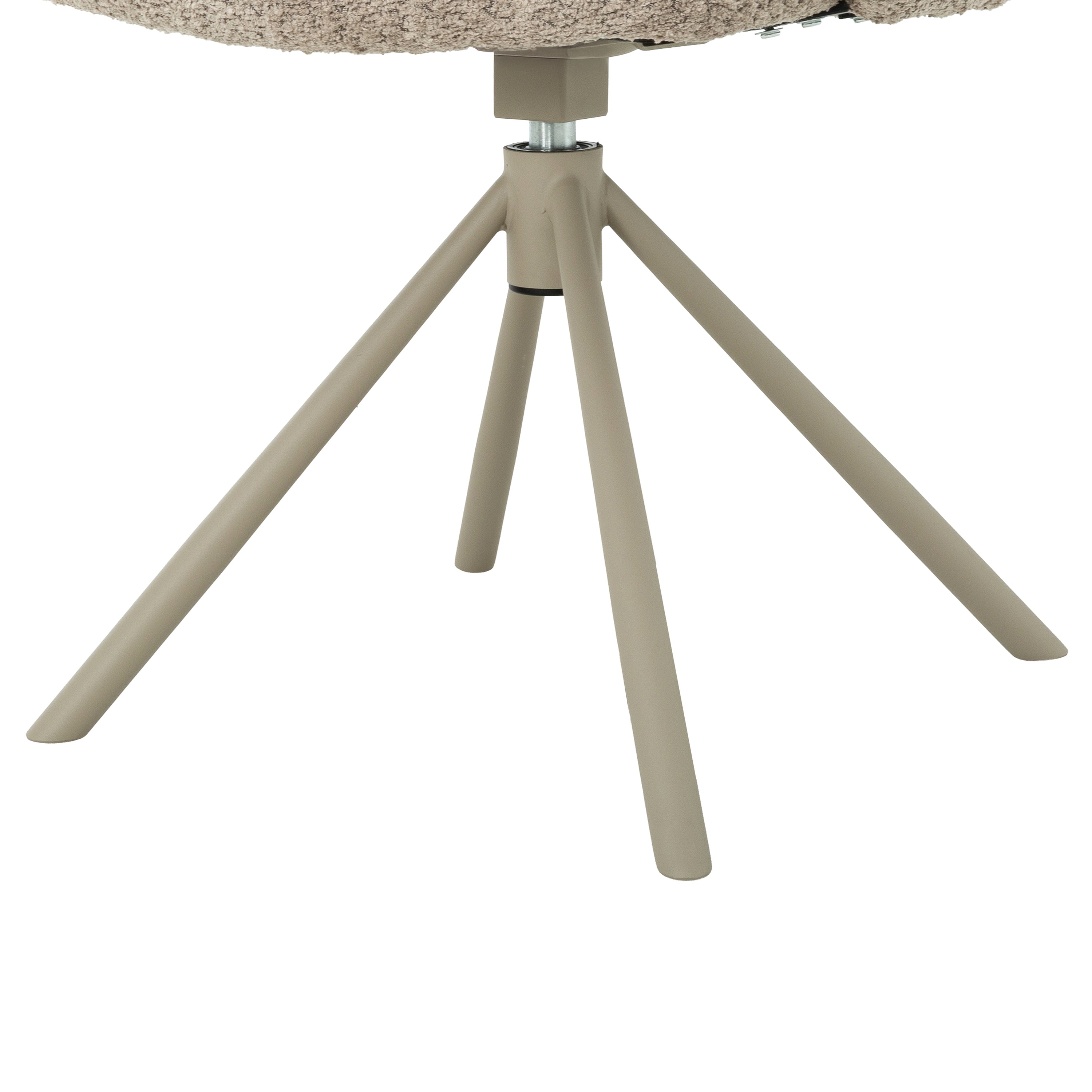 Monza - Chaise de Salle à Manger - Pivotante - Taupe
