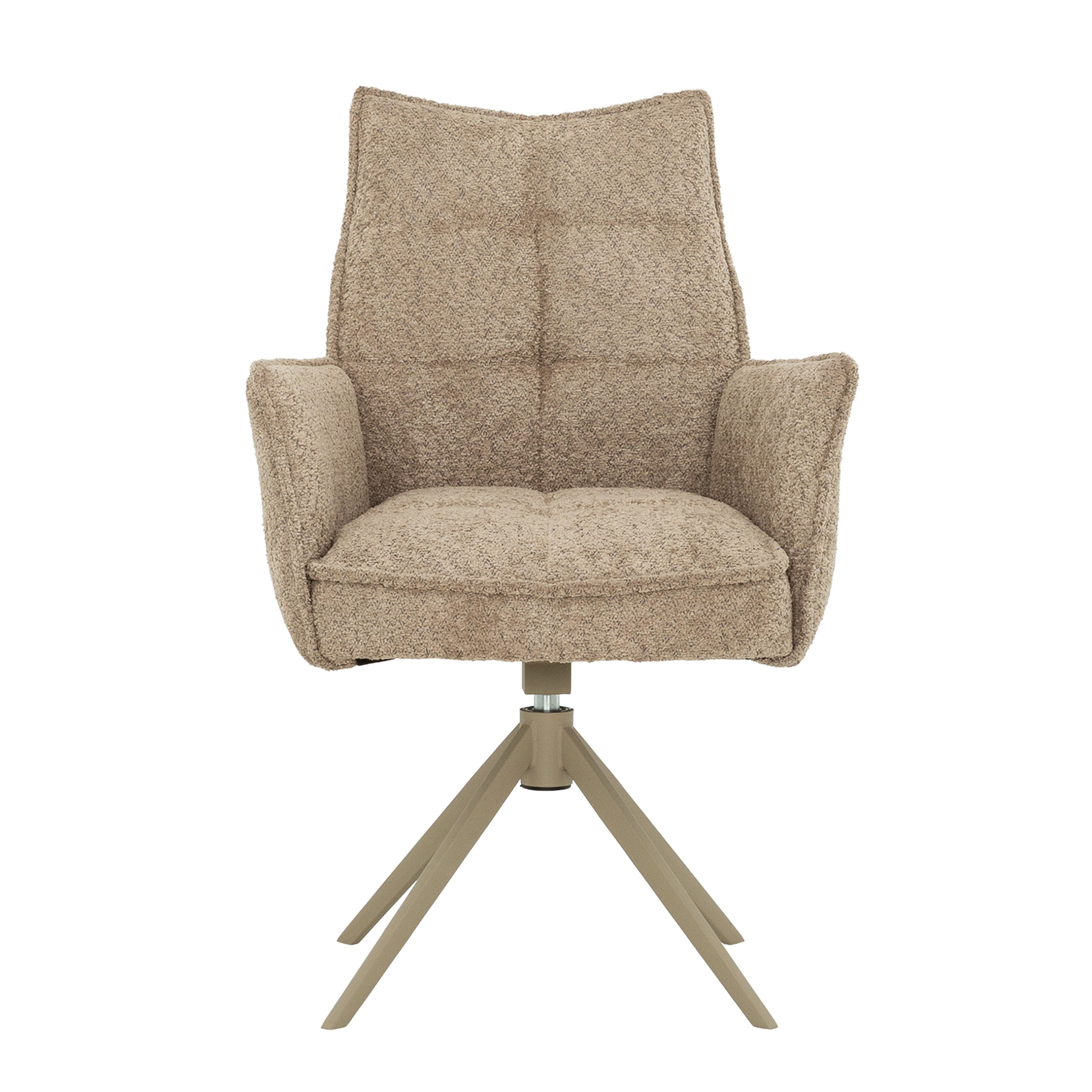 Vienna - Chaise de Salle à Manger - Pivotante - Taupe
