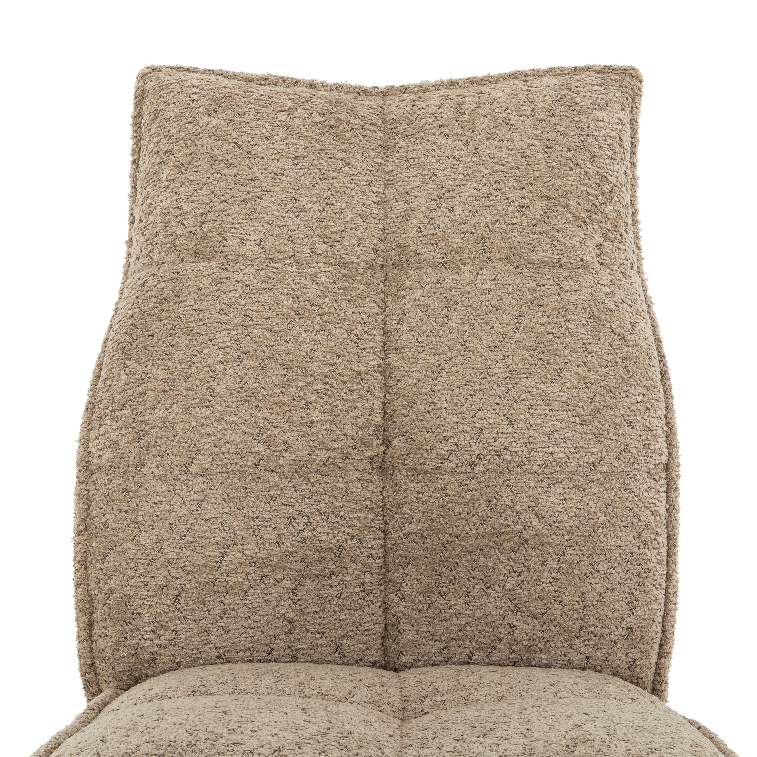 Vienna - Chaise de Salle à Manger - Pivotante Sans Accoudoir - Taupe