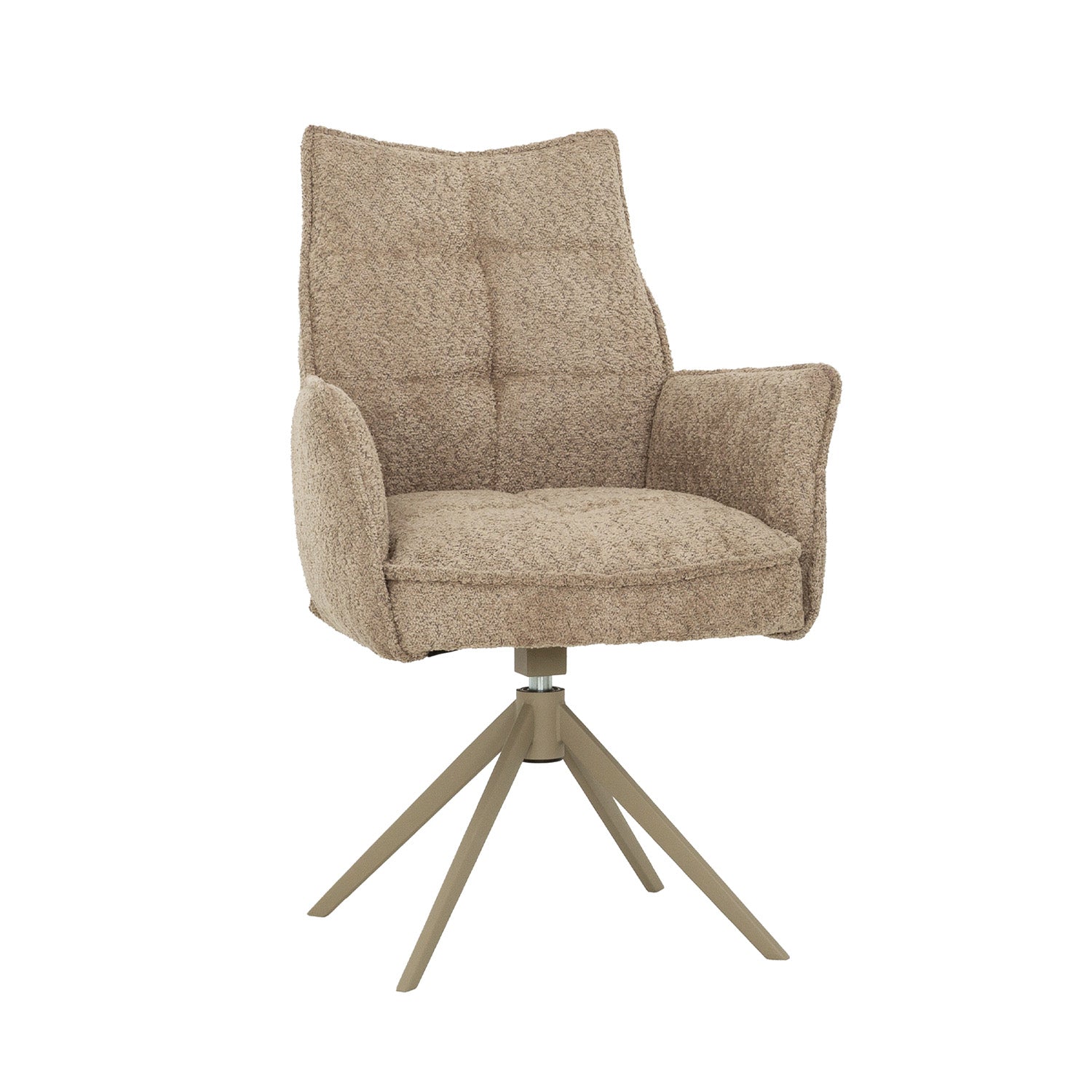 Vienna - Chaise de Salle à Manger - Pivotante - Taupe