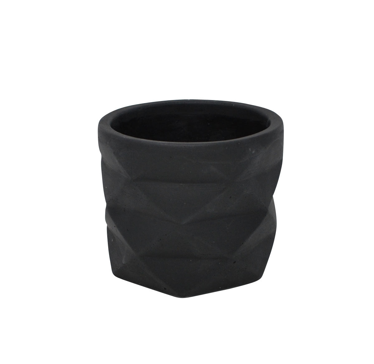 Vase Asymétrique Noir