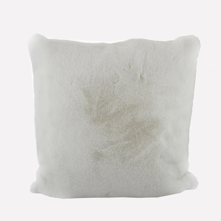 Coussin Faux Lapin Blanc
