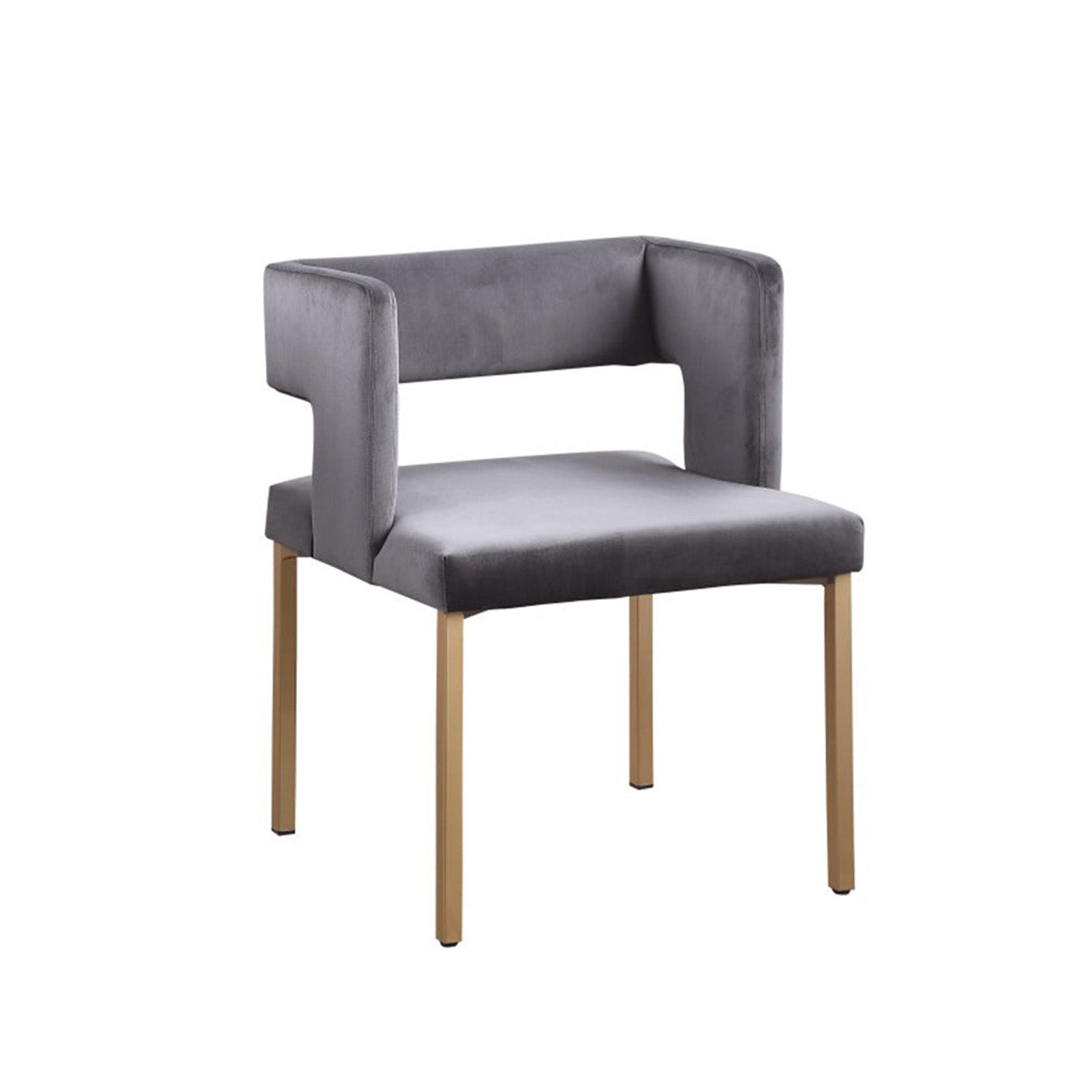 Veda - Dining Chair - Grey Velvet