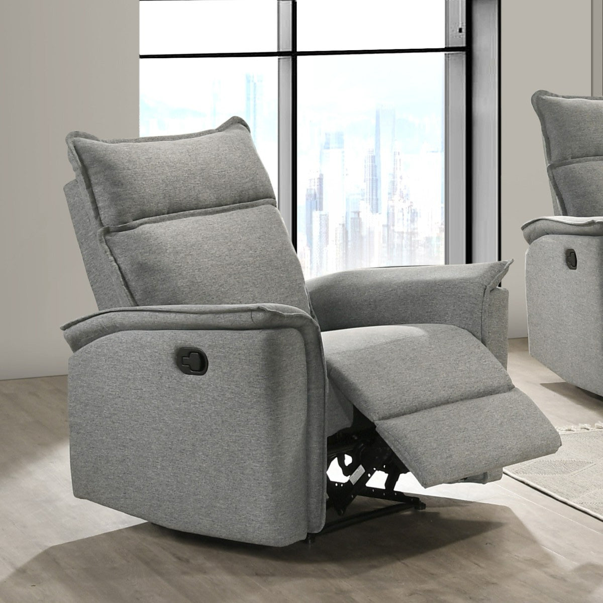Kairo - Reclining Chair - Grey