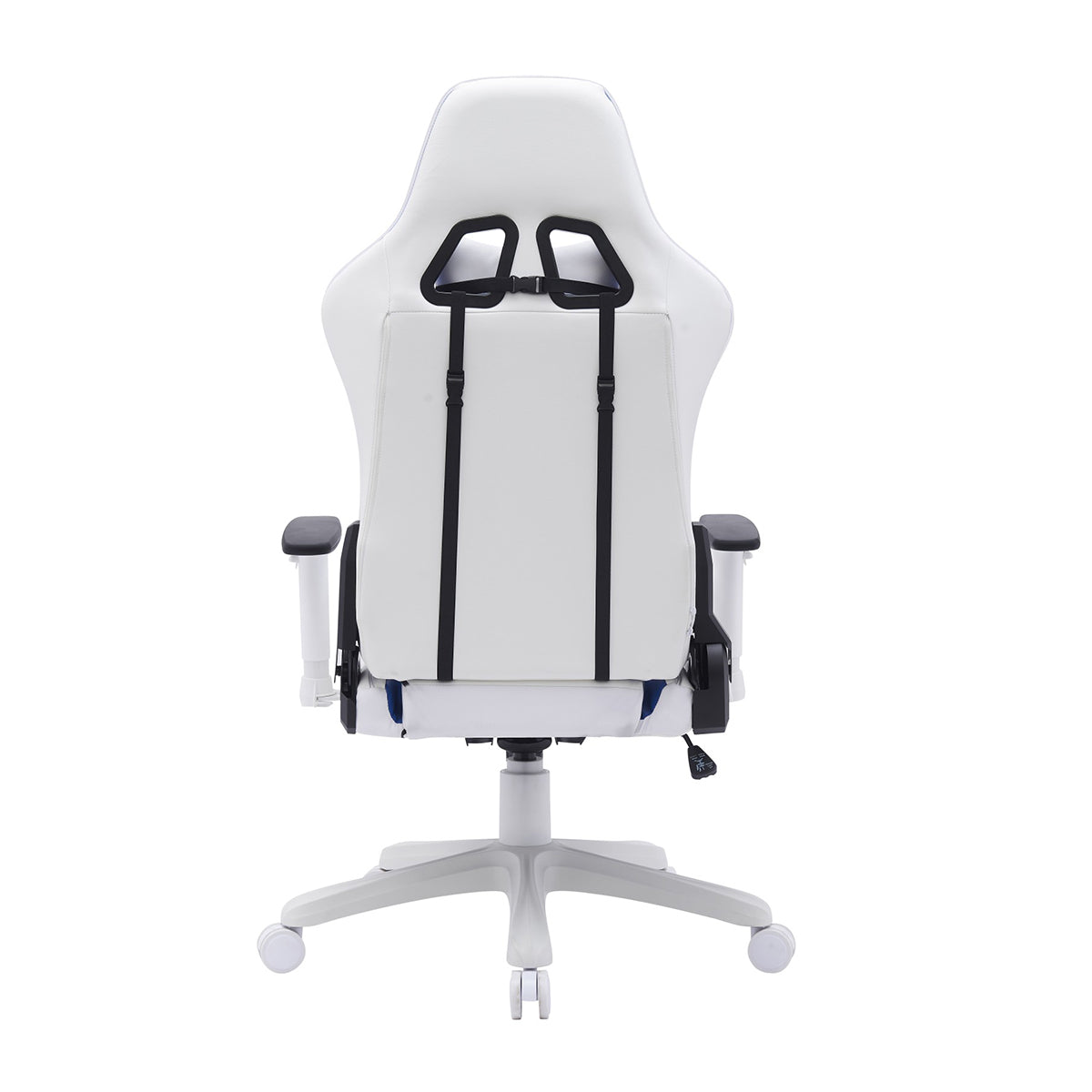 Office Chair - Gaming / PU Leather White / Blue