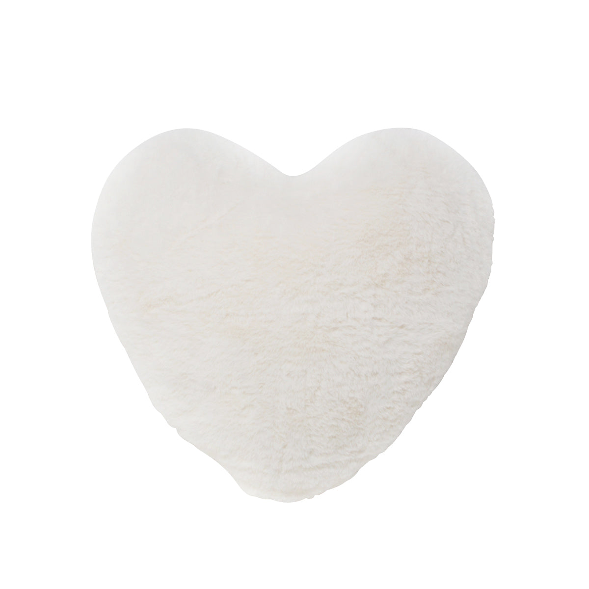 White Heart Cushion