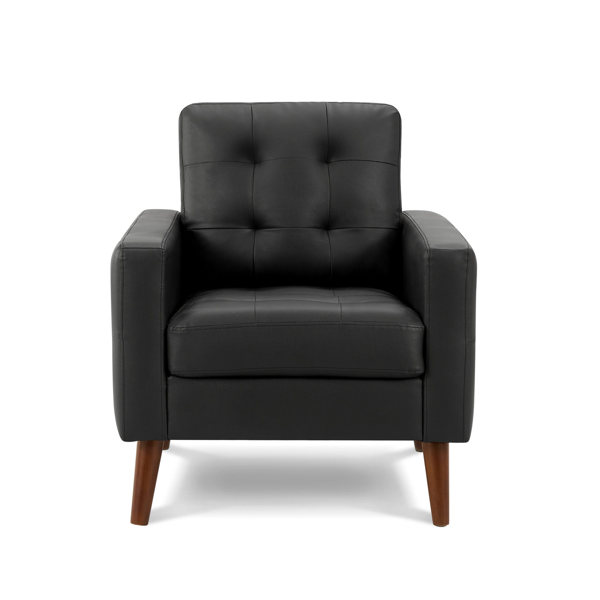 Kinsey - Armchair - Black Leather