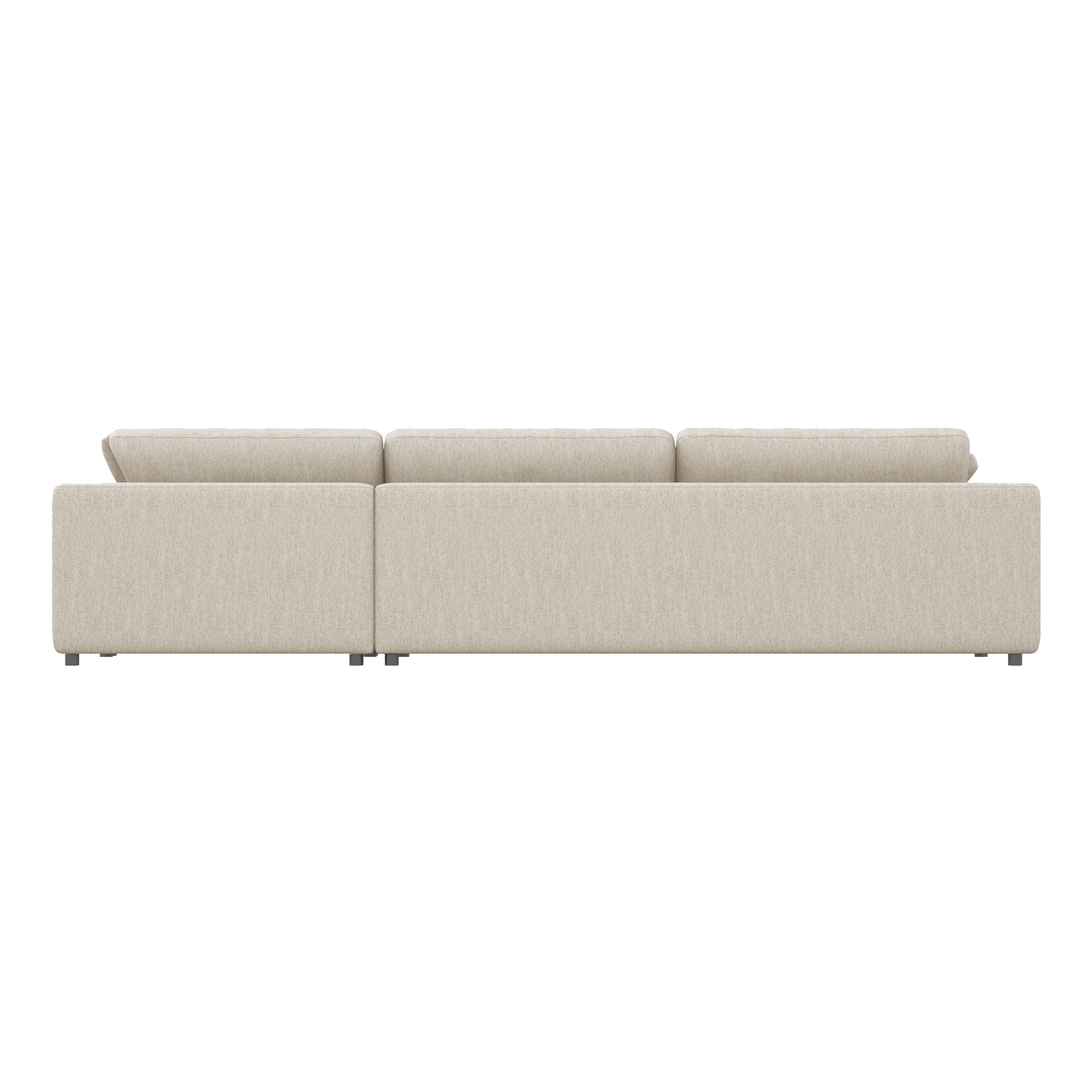 Joelle - Sectional Sofa - Beige Fabric