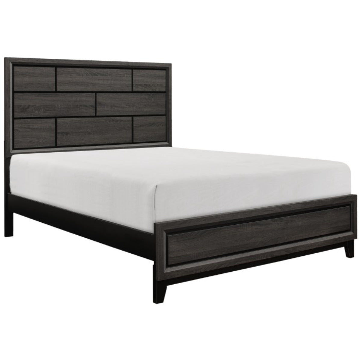 Davi - King Bed - Grey