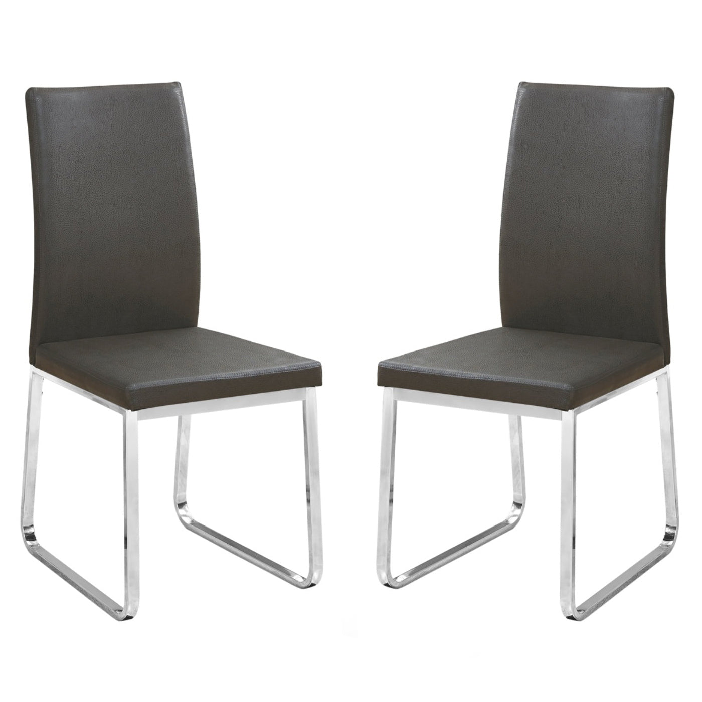 Talia - Chaise de Salle à Manger - Simili-Cuir Gris