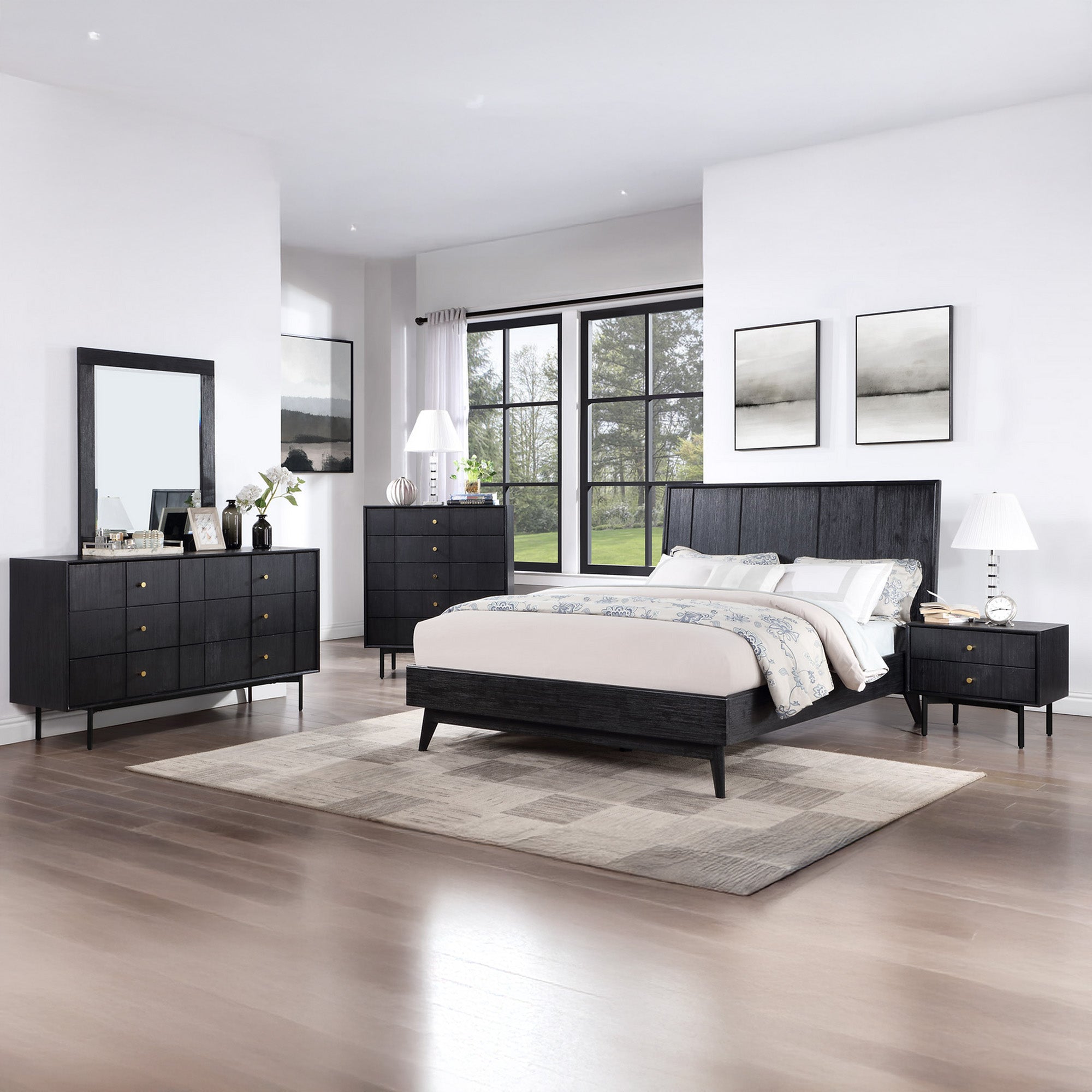 Bedroom Set - Black - Marco