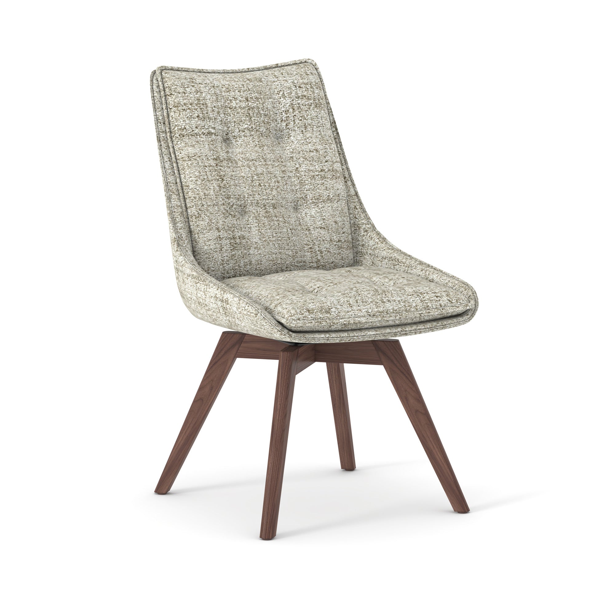 Alma - Chaise de Salle à Manger - Pivotante - Beige