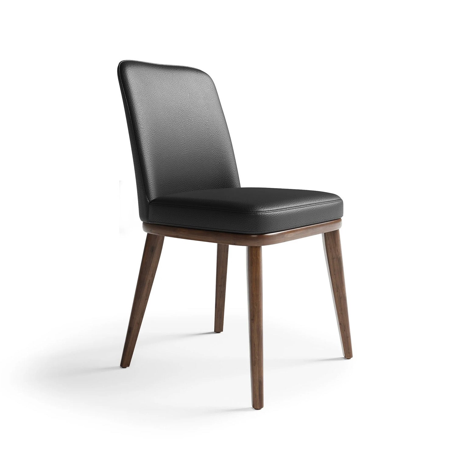 Ariana - Chaise de Salle à Manger - Cuir Noir