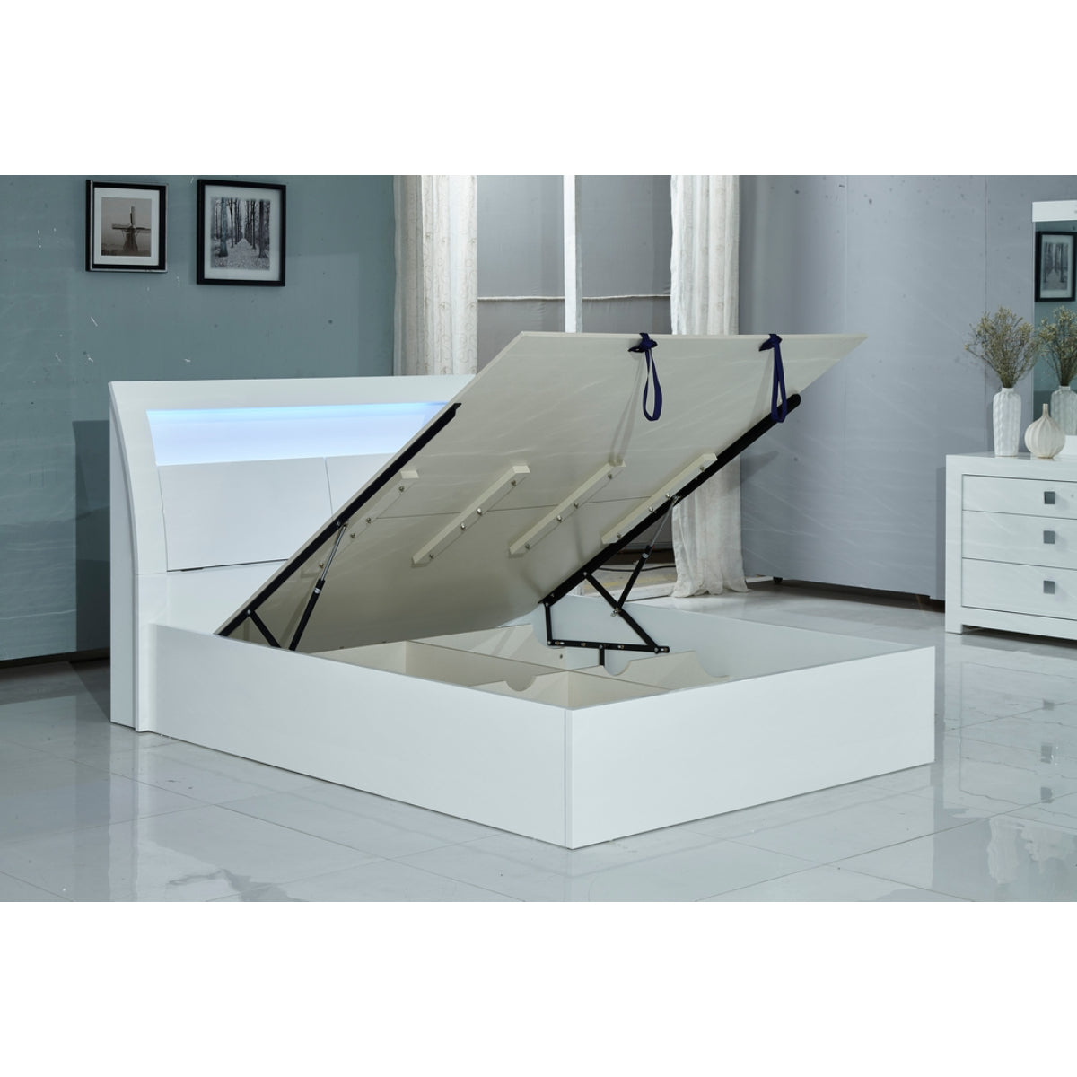 Barcelona - Bedroom Set - Glossy White