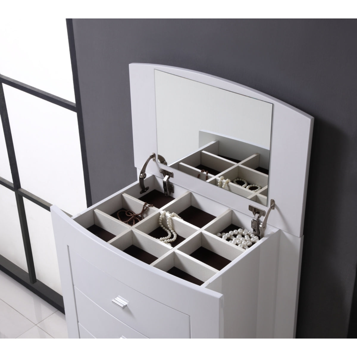 Barcelona - Bedroom Set - Glossy White