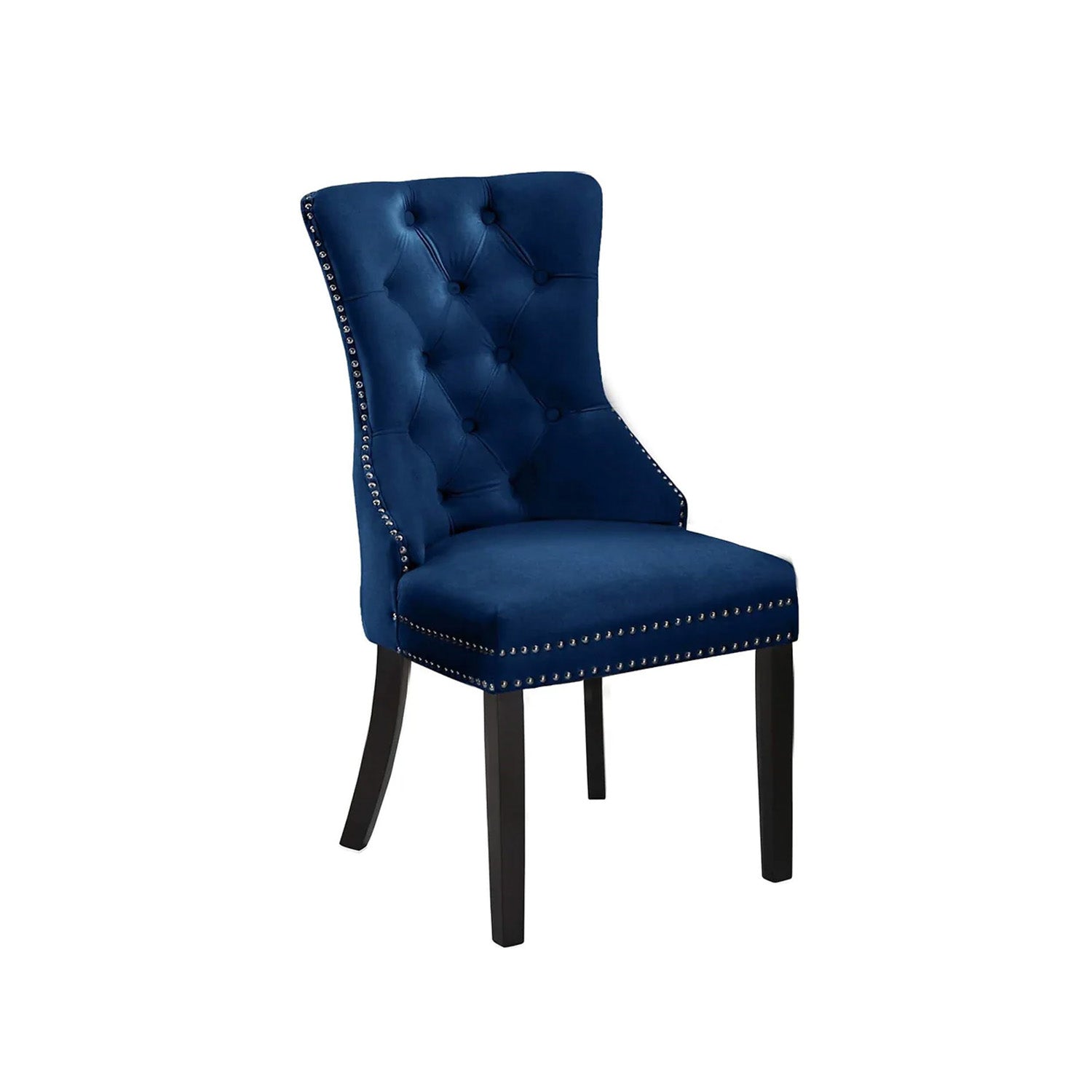 Serena - Dining Chair - Blue Velvet