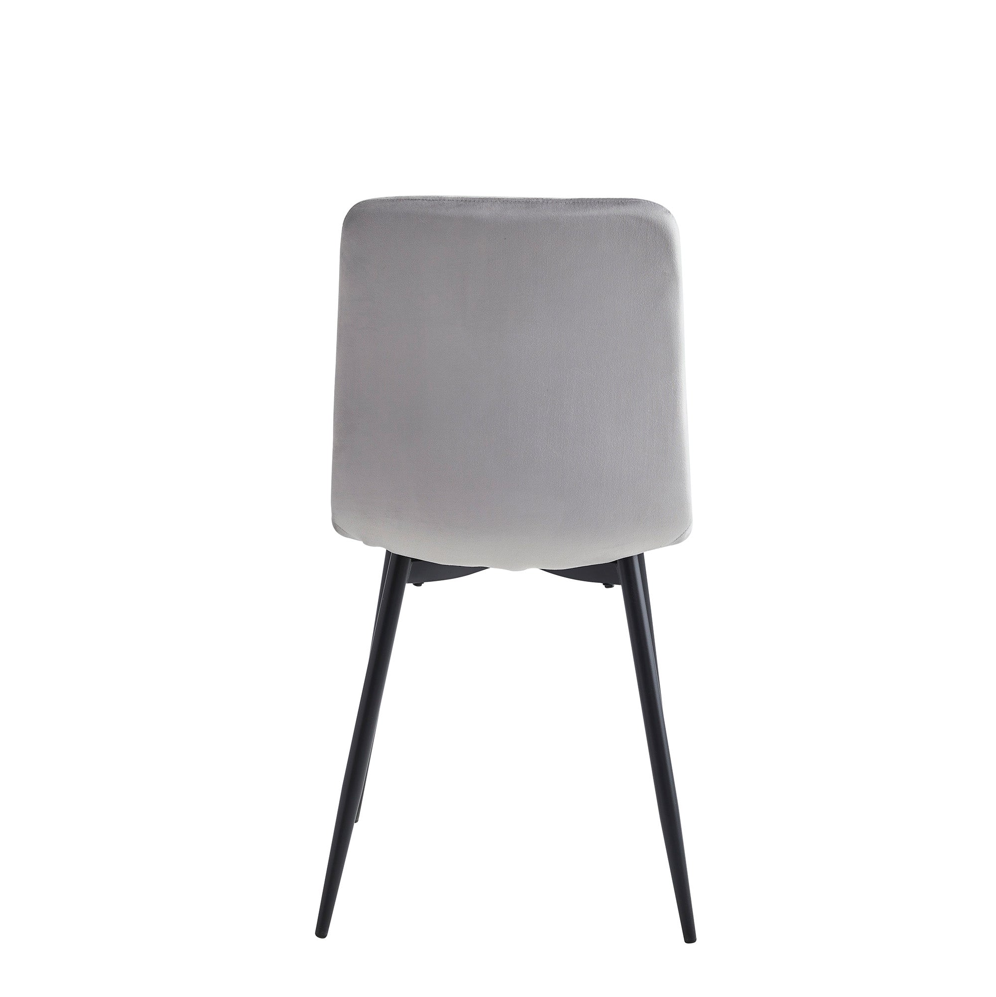 Noa - Dining Chair - Light Grey Velvet