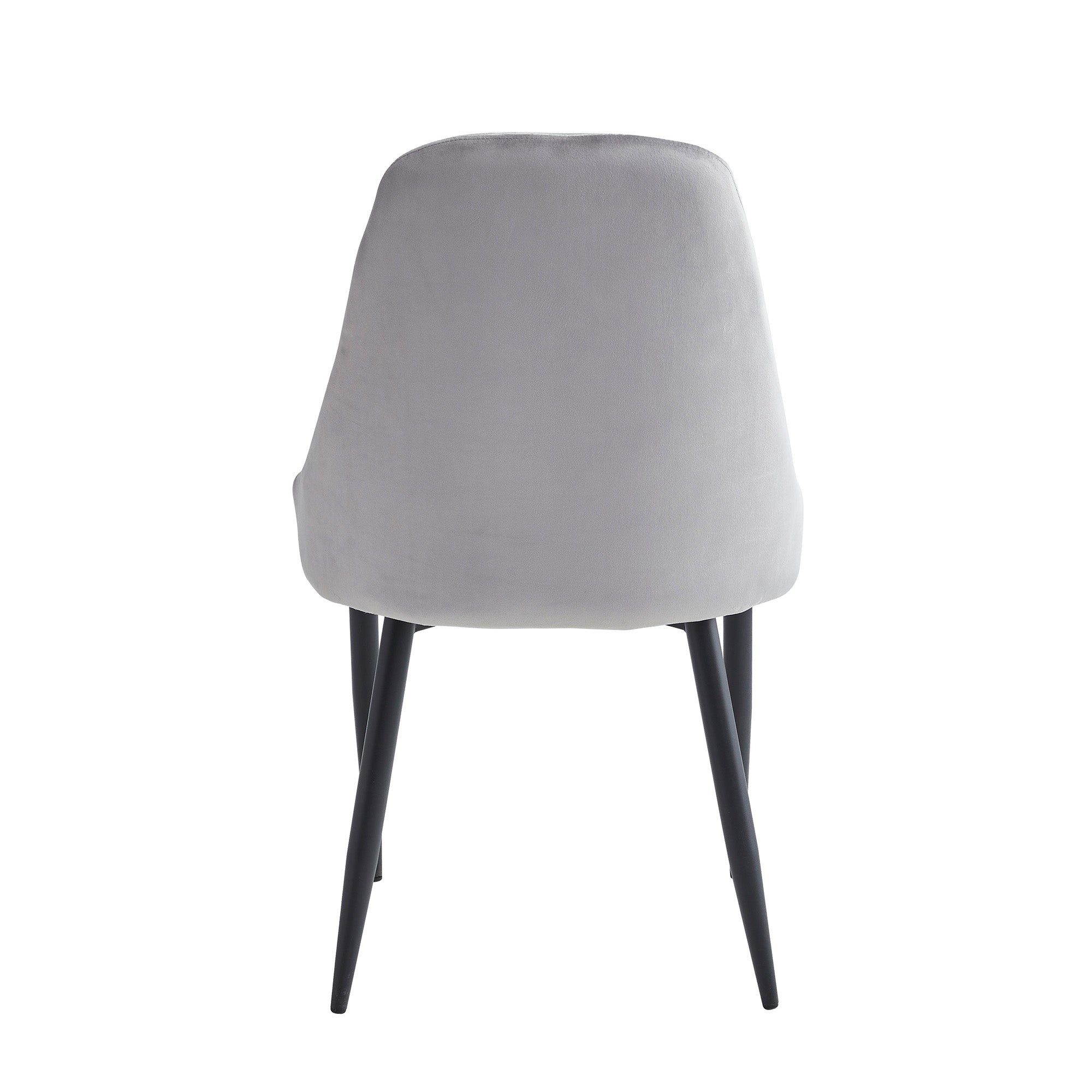 Selva - Dining Chair - Light Grey Velvet