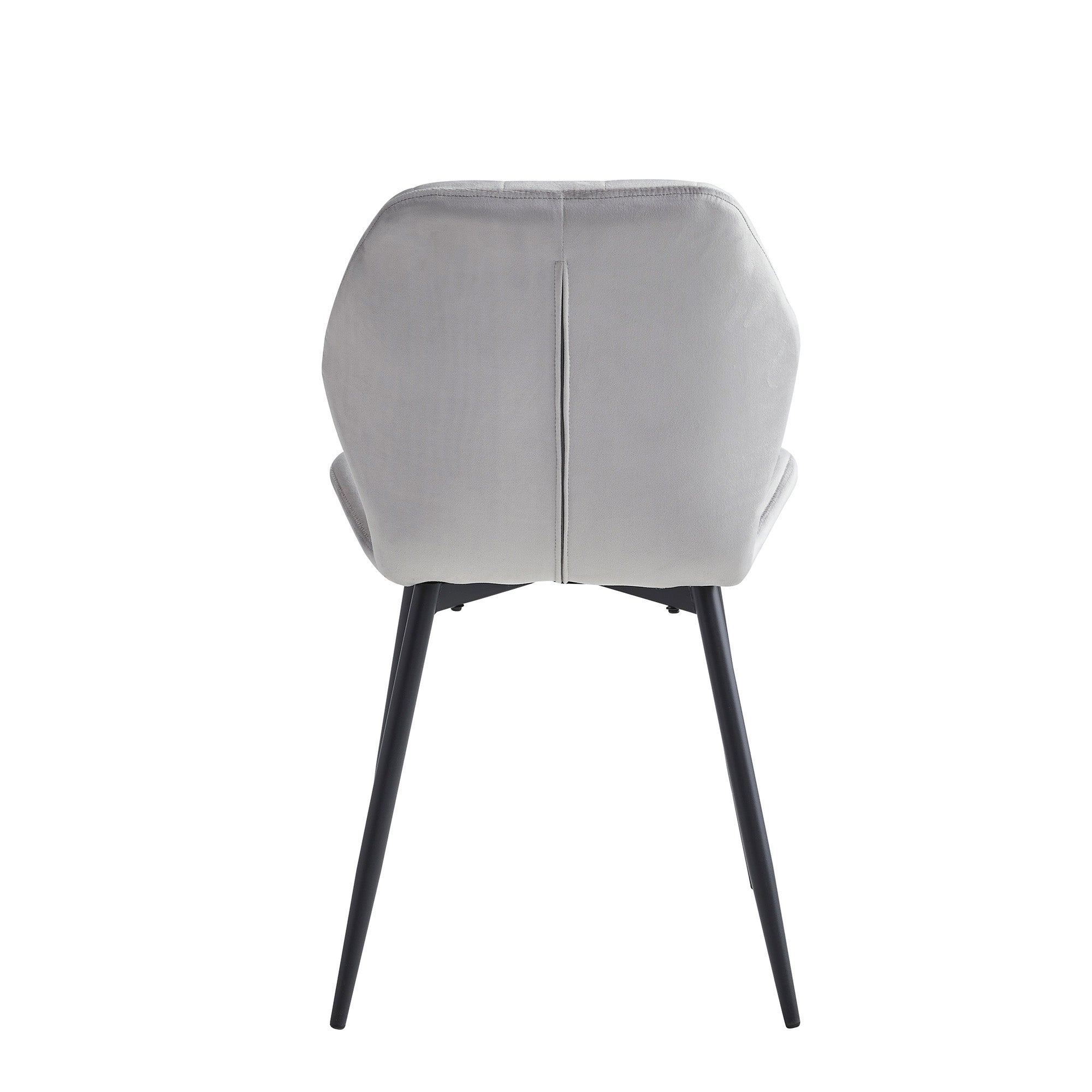 Mira - Dining Chair - Light Grey Velvet