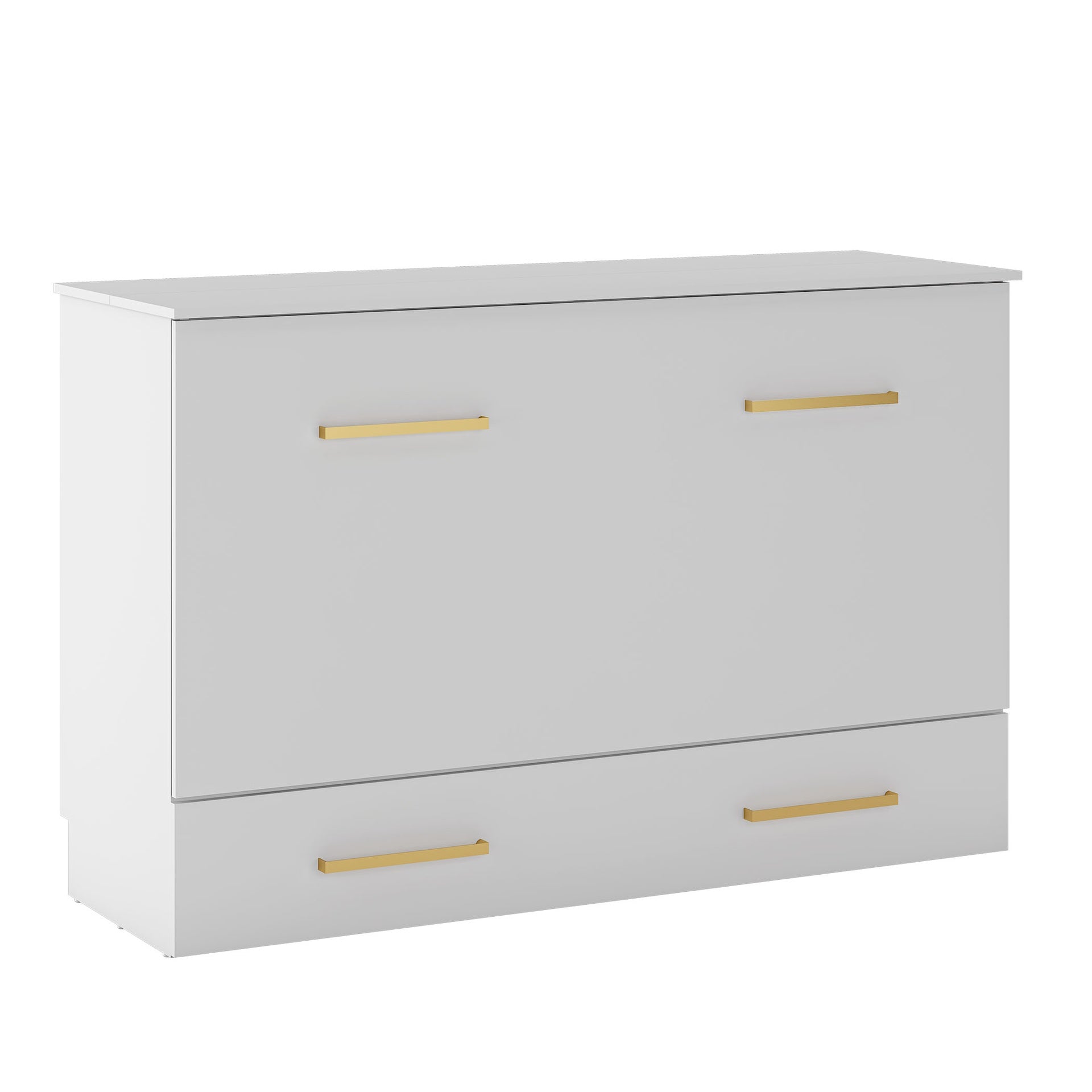 Triade - Queen Cabinet Bed - White