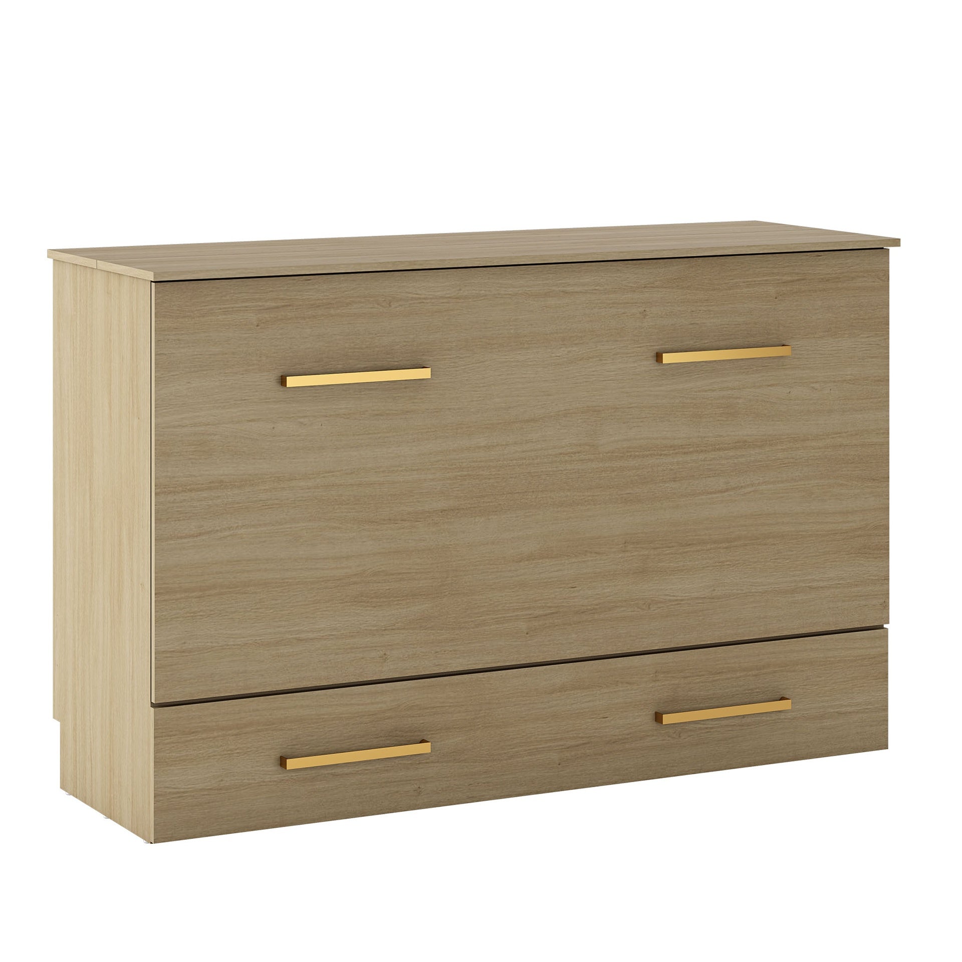 Triade - Queen Cabinet Bed - Natural