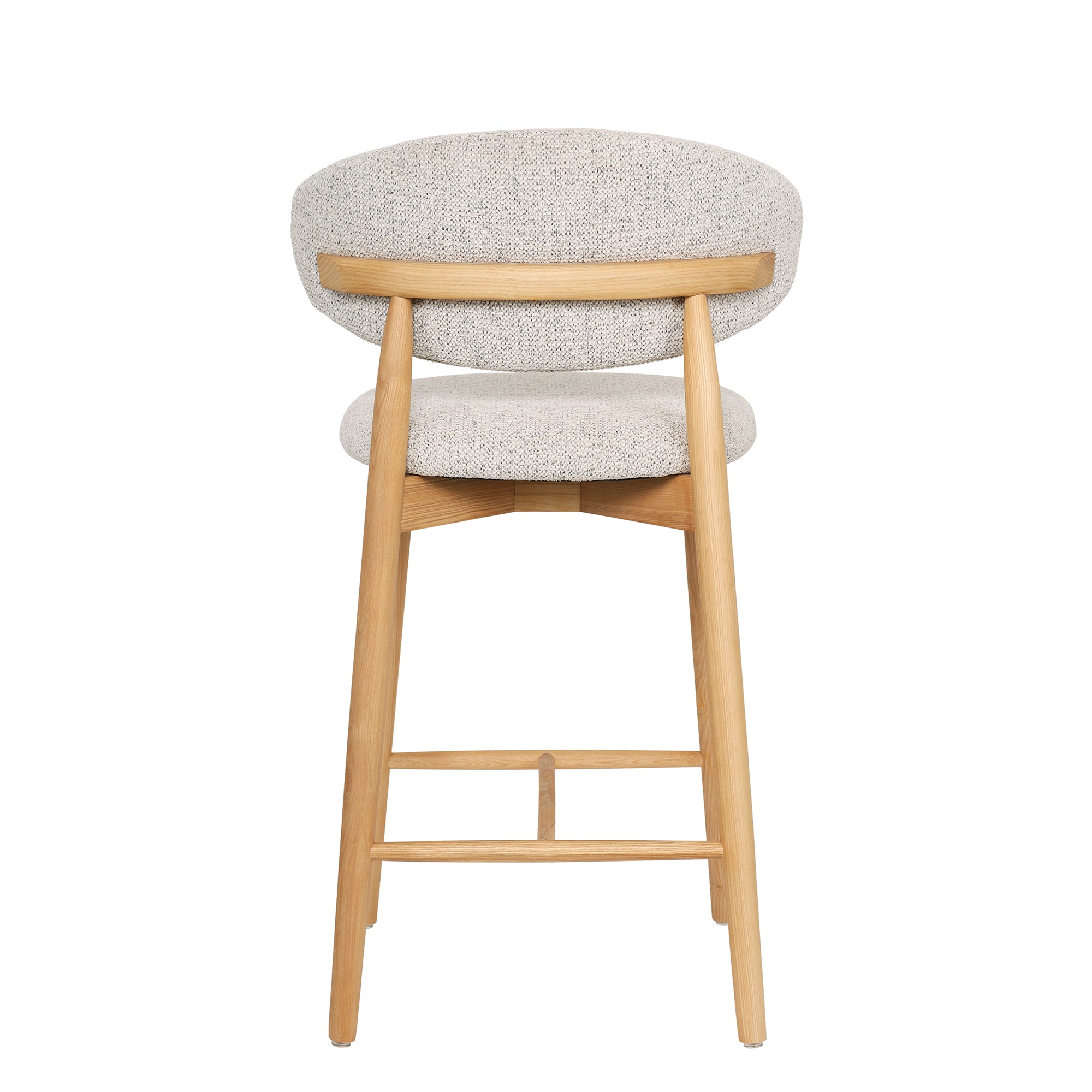 Emy - Counter Stool - Beige Fabric
