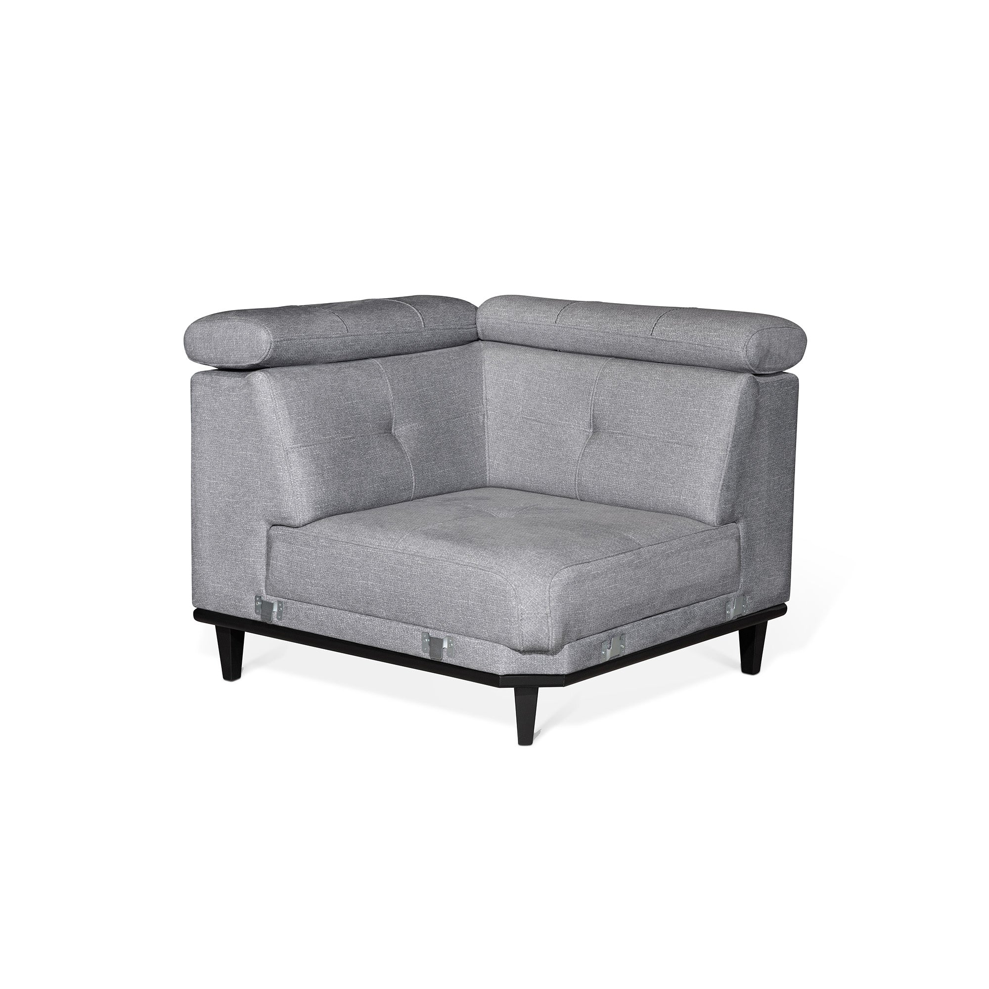 Relax - Corner module - Grey fabric