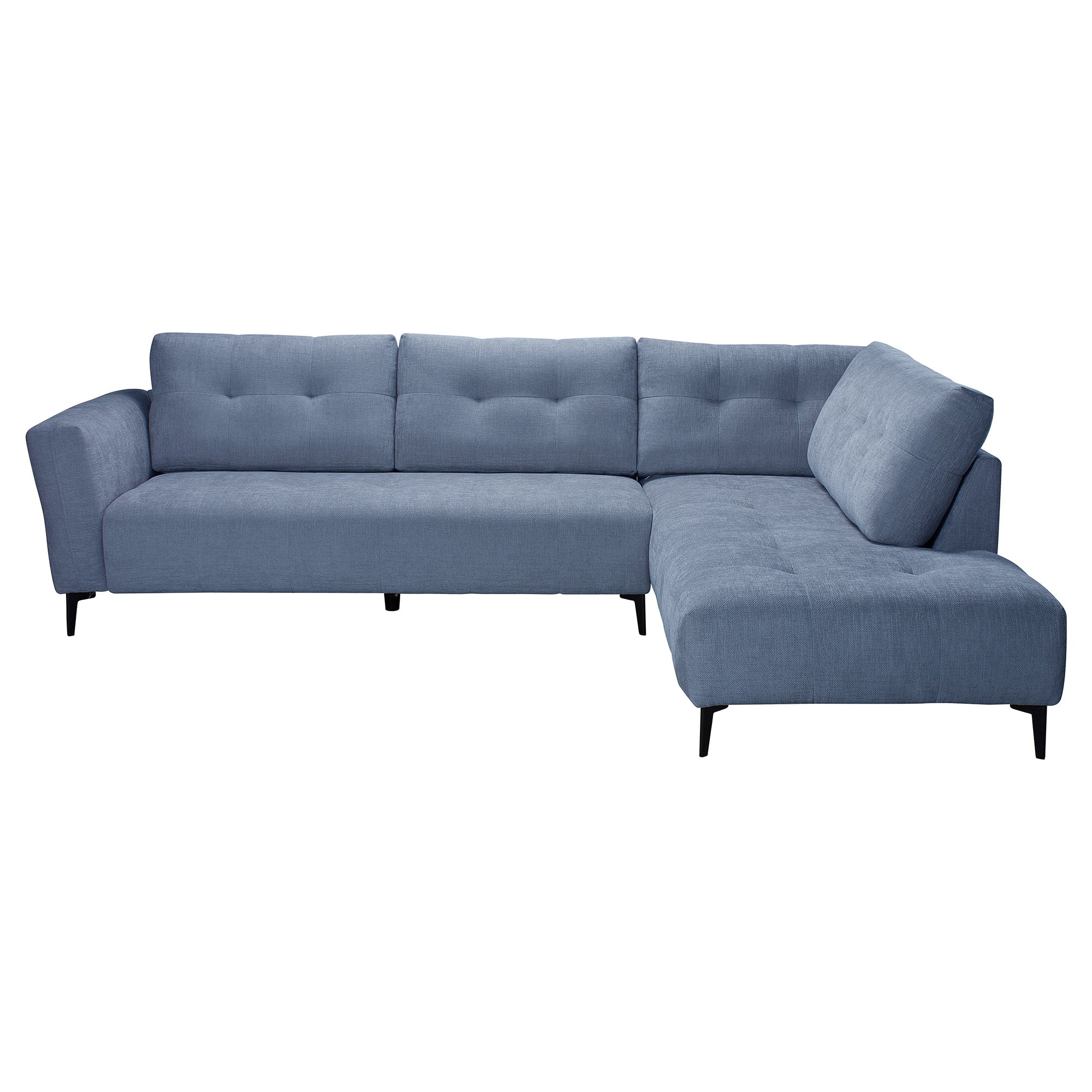 Domus - Right Sectional Sofa - Blue