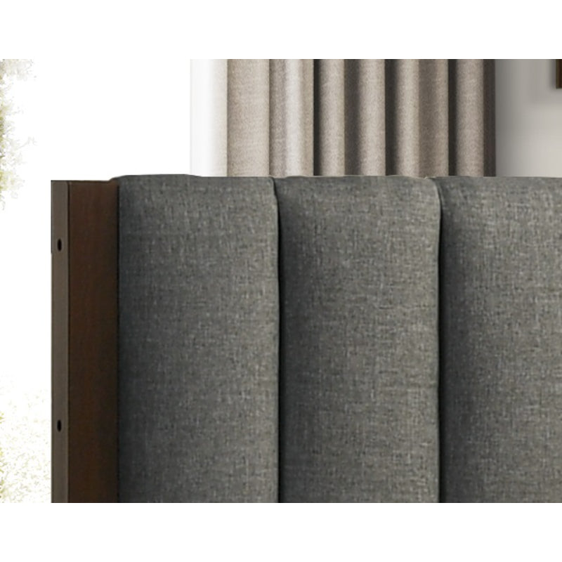 Bedroom Set - Grey Fabric - Dylan