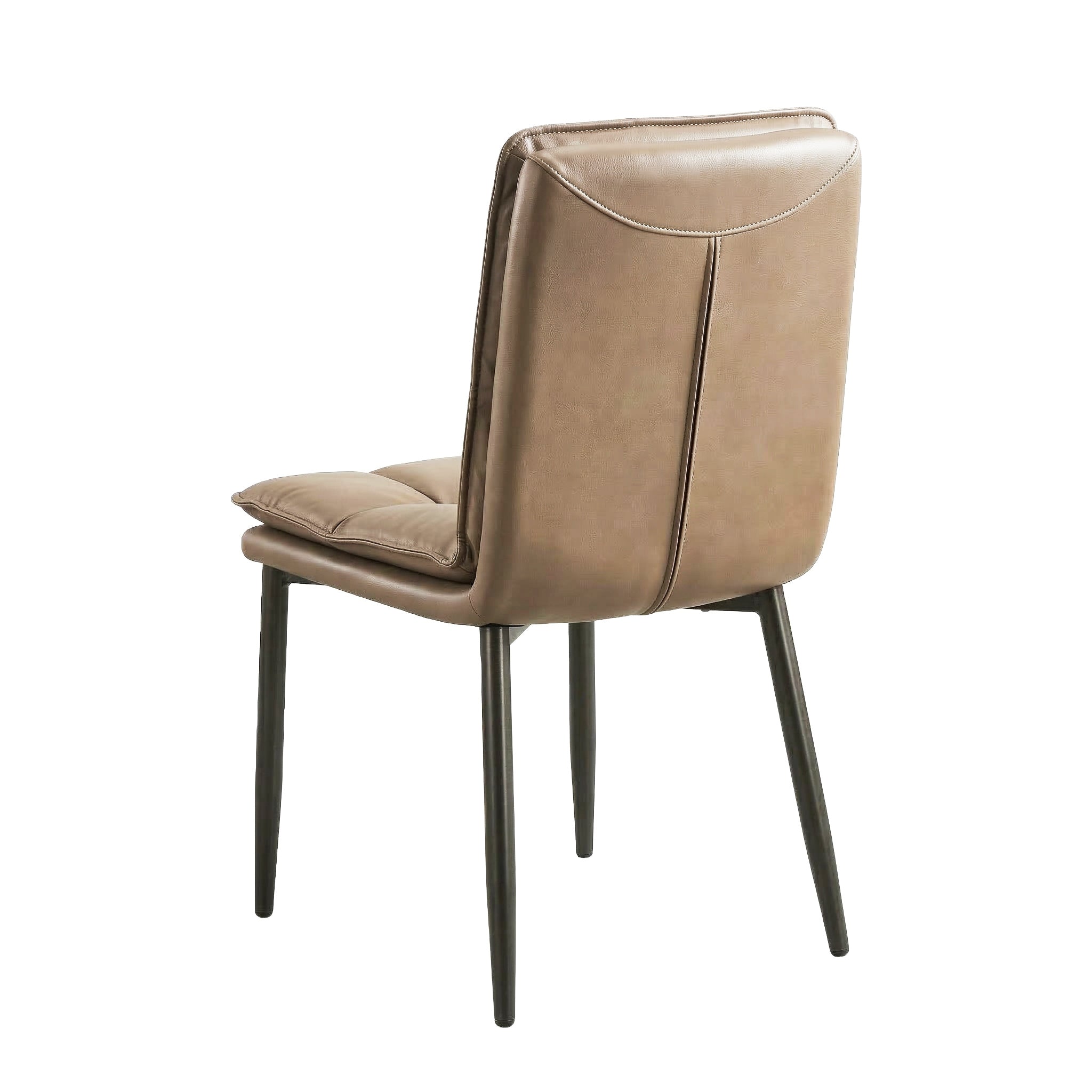 Heston - Dining Chair - PU Leather Brown