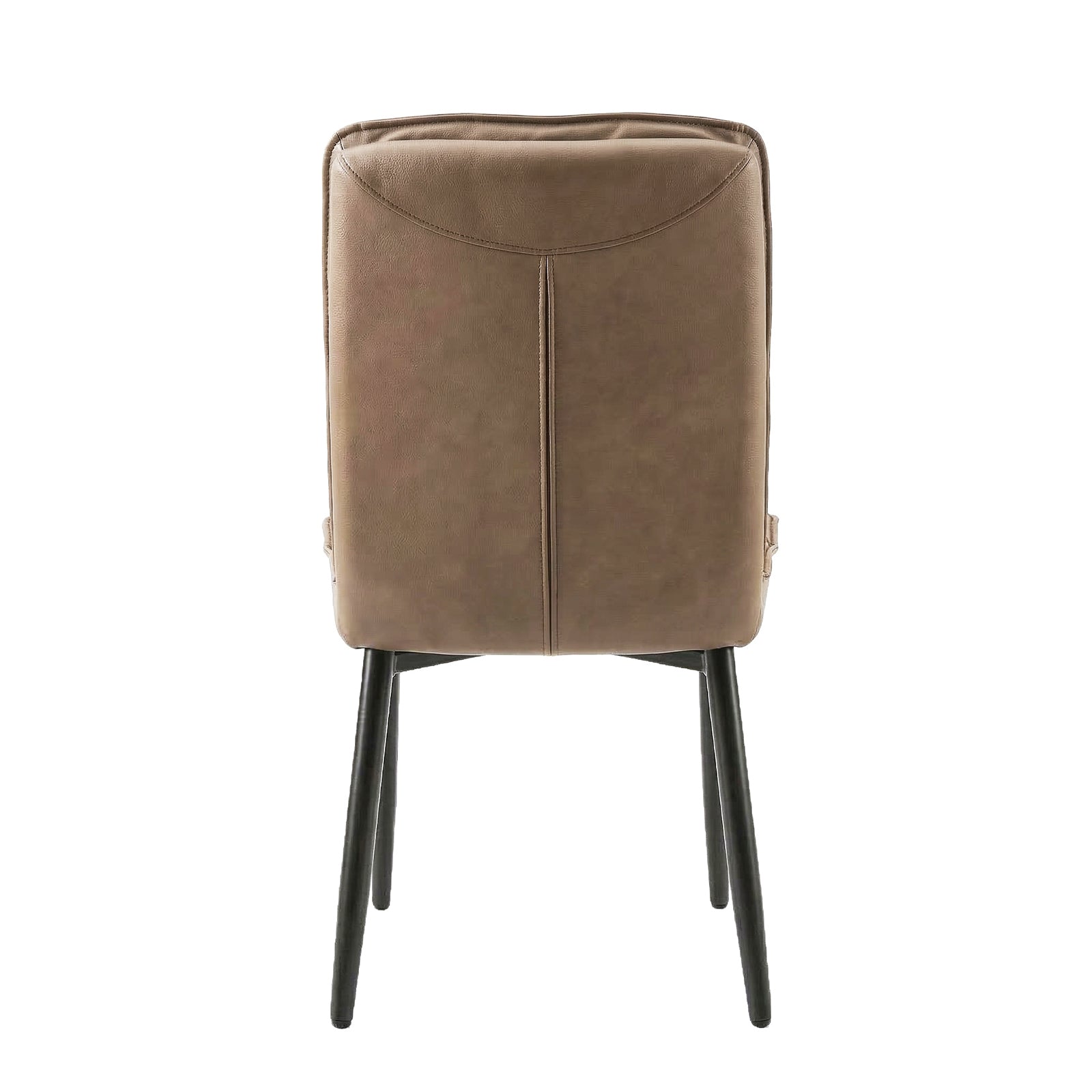 Heston - Dining Chair - PU Leather Brown
