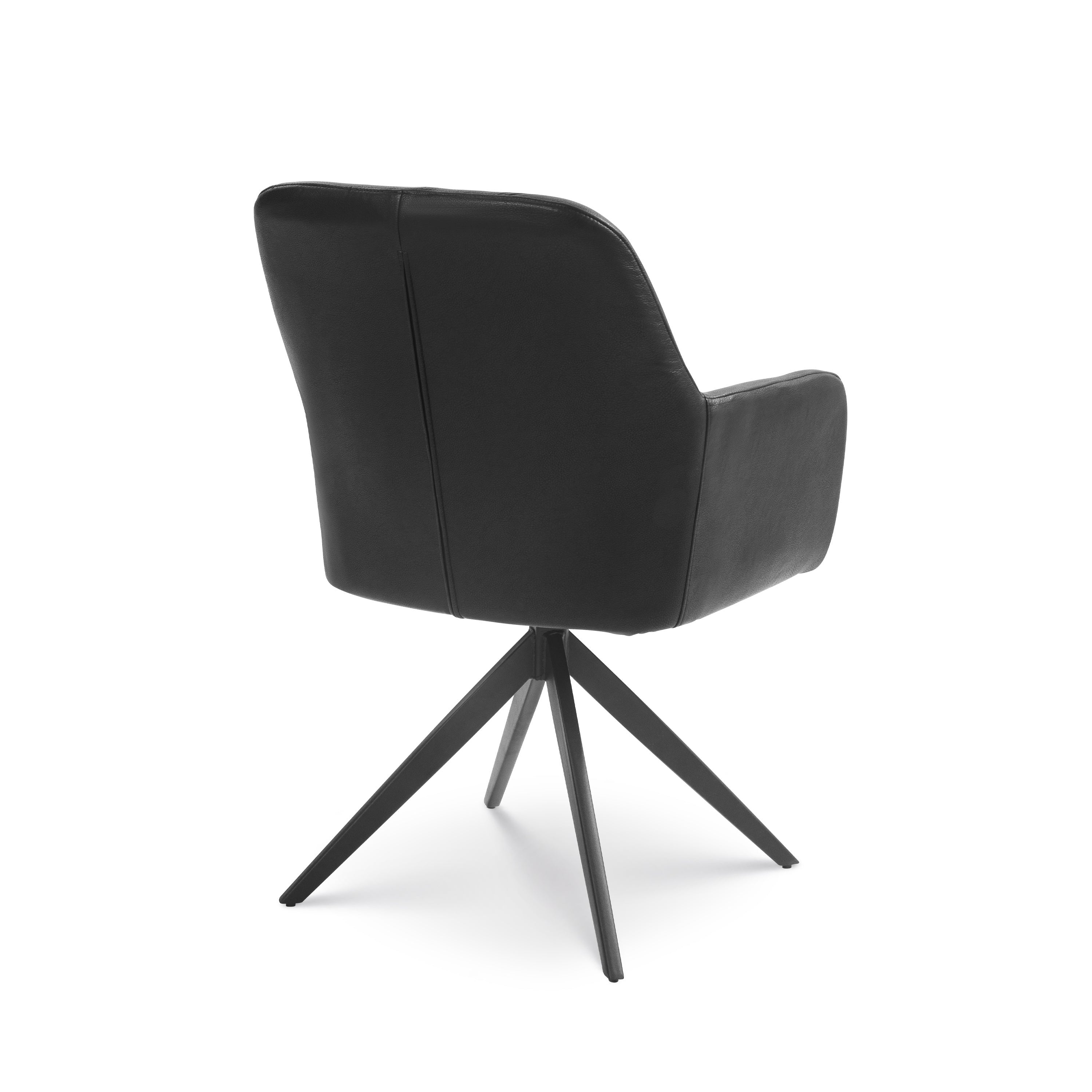 Cléo - Dining Chair - Black PU Leather