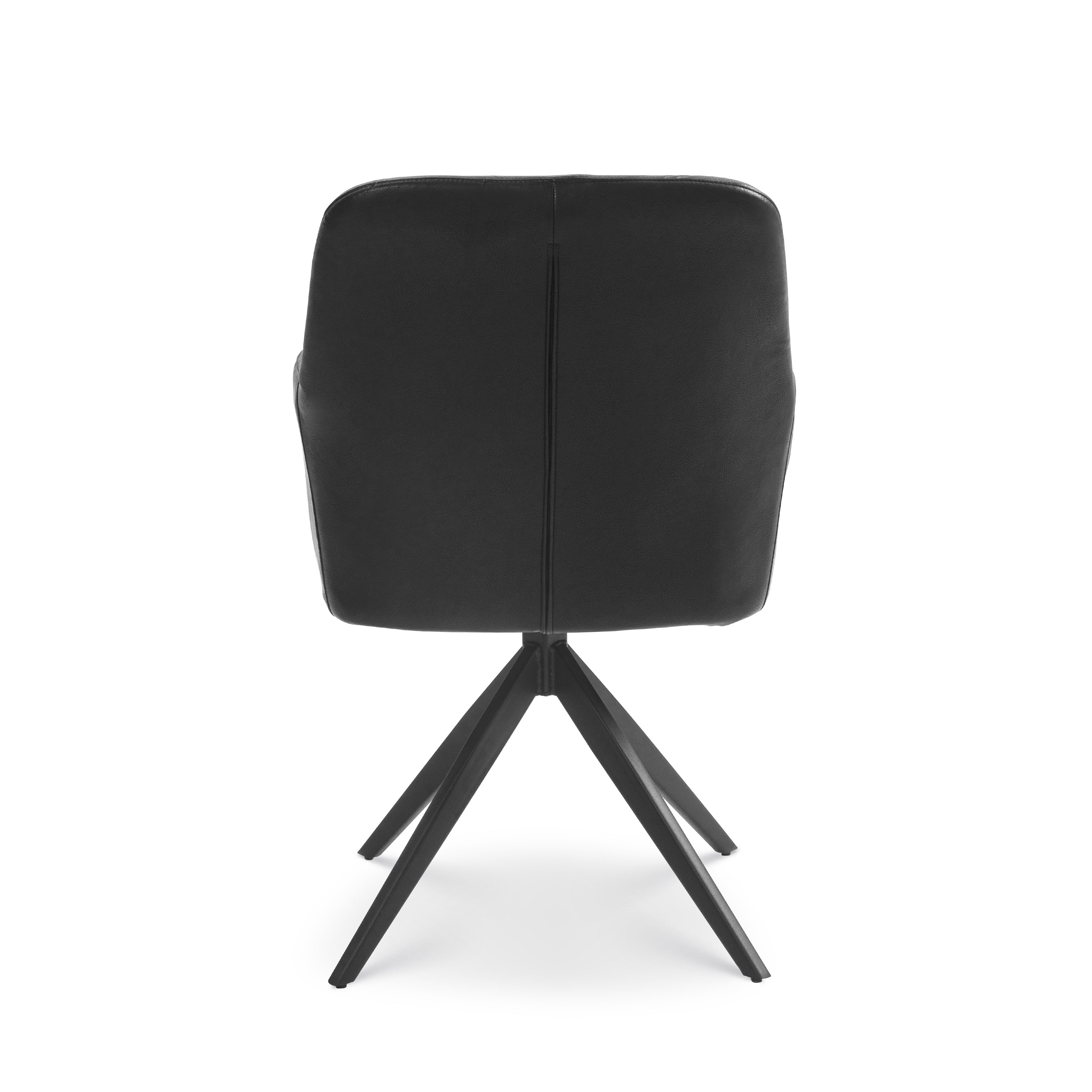 Cléo - Dining Chair - Black PU Leather