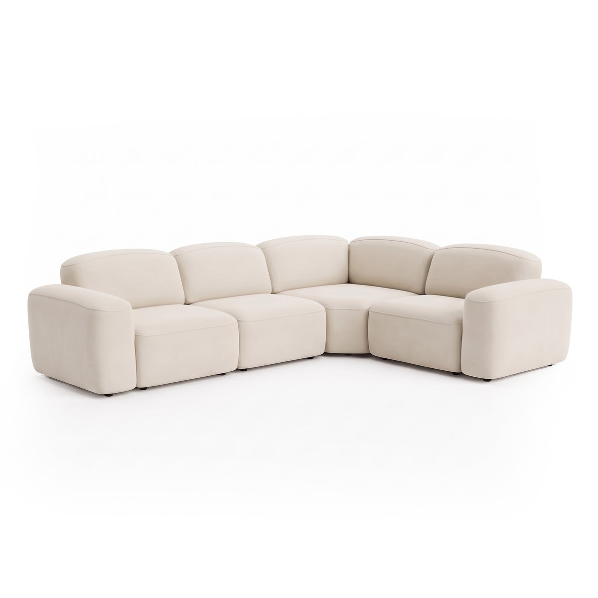 Granica - Sofa Modulaire Sectionnel - Tissu Beige